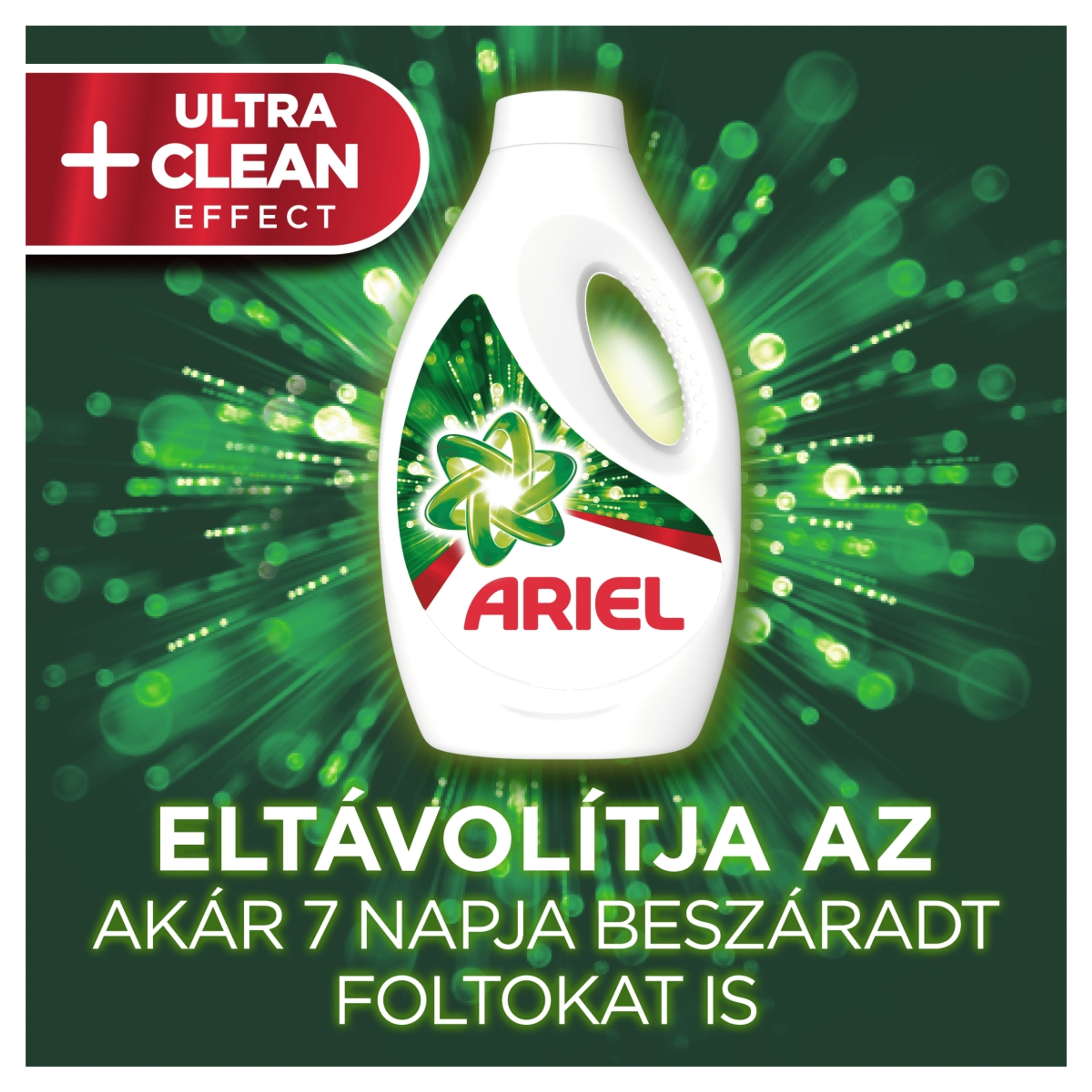 Ariel +Extra Clean Power folyékony mosószer, 32 mosáshoz - 1760 ml-2