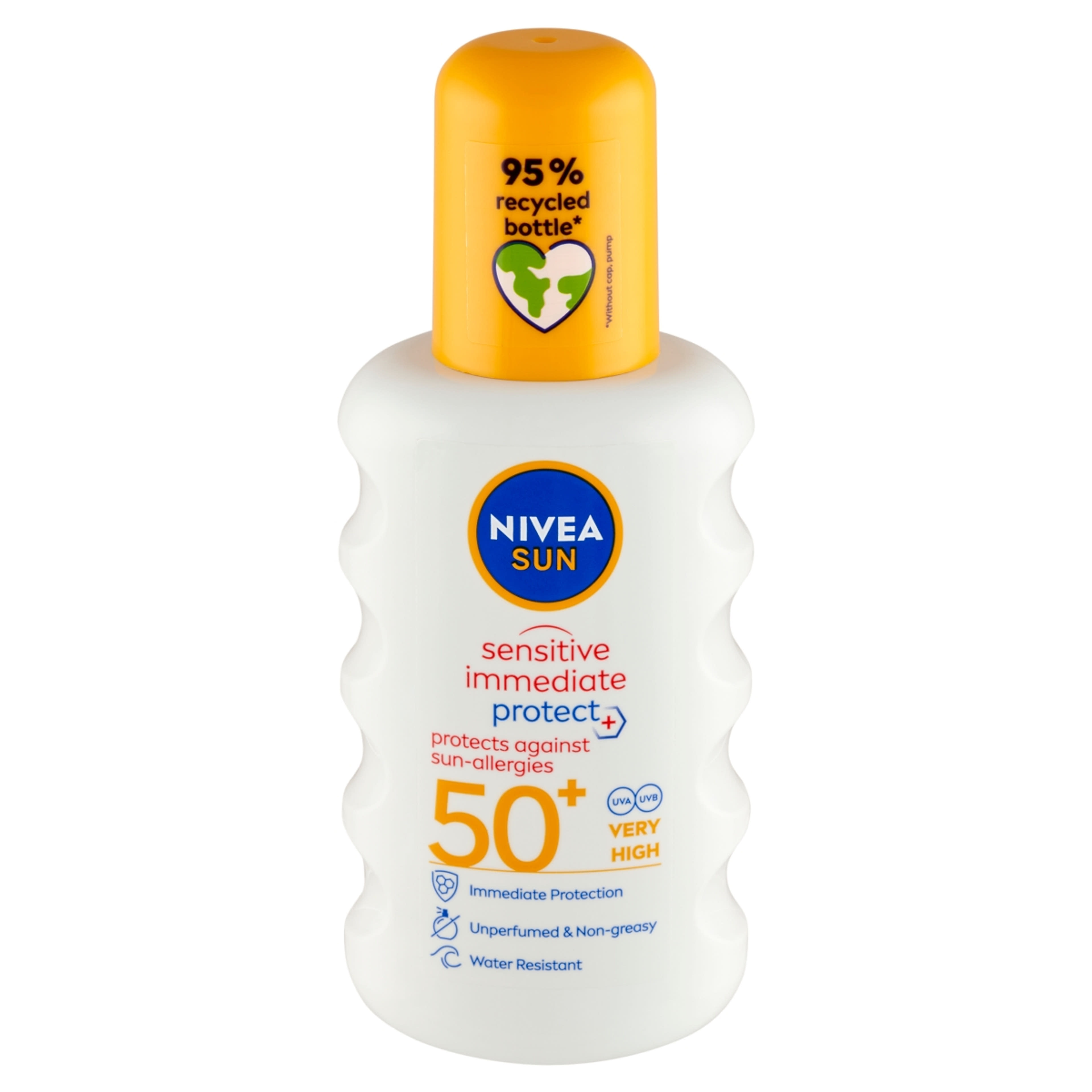 Nivea Sun napallergia elleni napozó spray F50+ - 200 ml-3