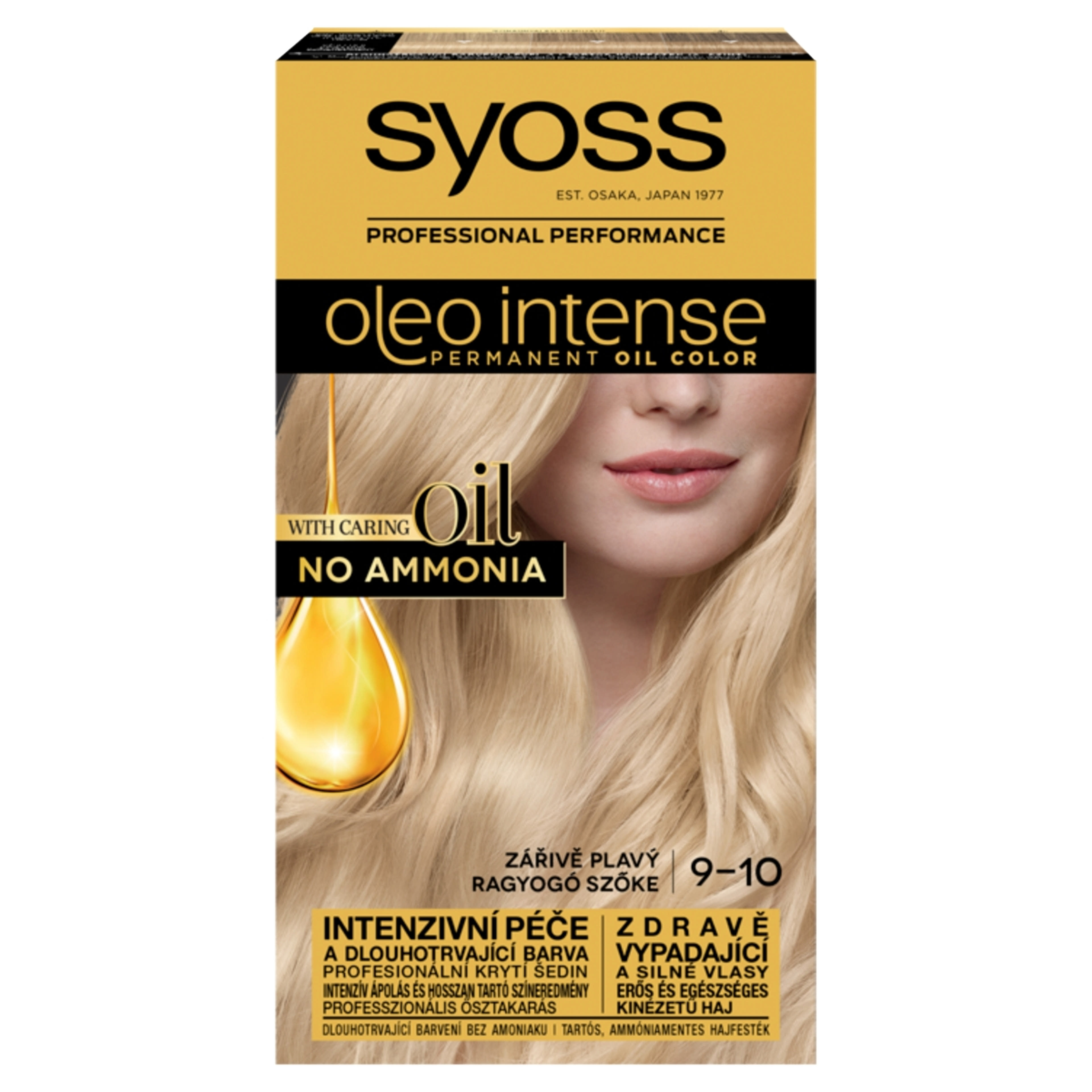Syoss Color Oleo intenzív olaj hajfesték 9-10 ragyogó szőke - 1 db-1