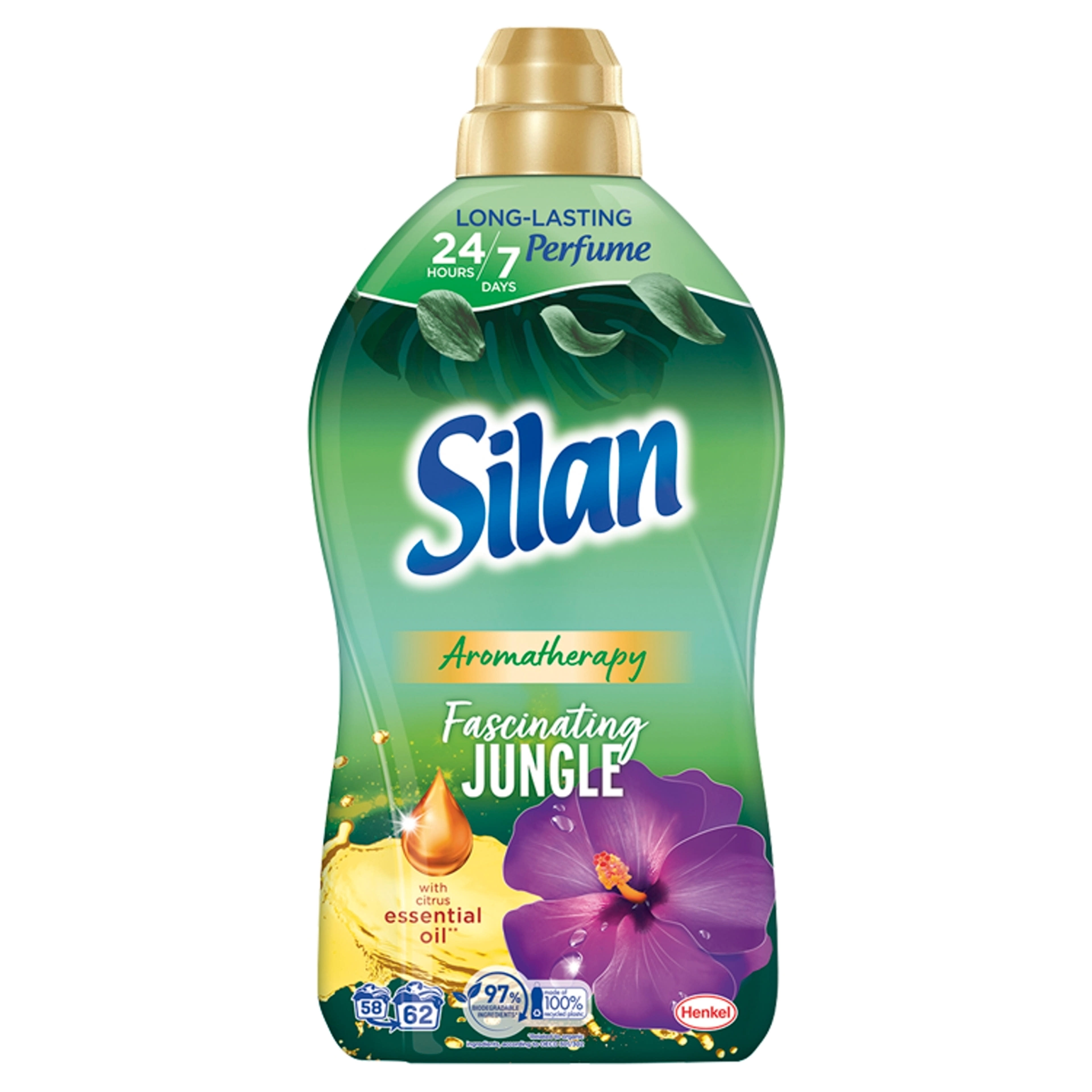 Silan Aromatherapy Fascinating Jungle öblítő 62 mosás - 1364 ml-1