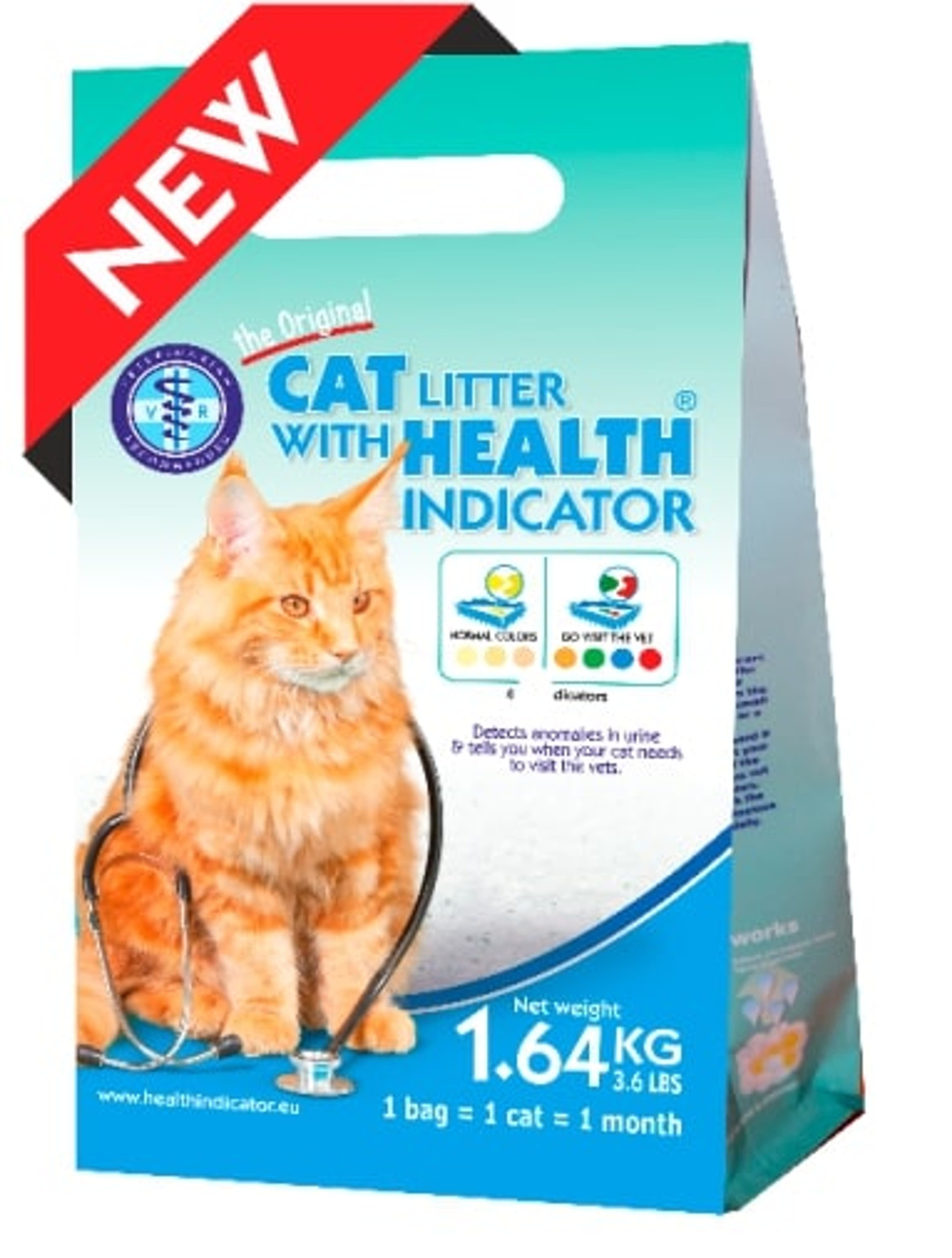 Health Egészségügyi teszter alom macskáknak  1,64 kg - 3,8 l