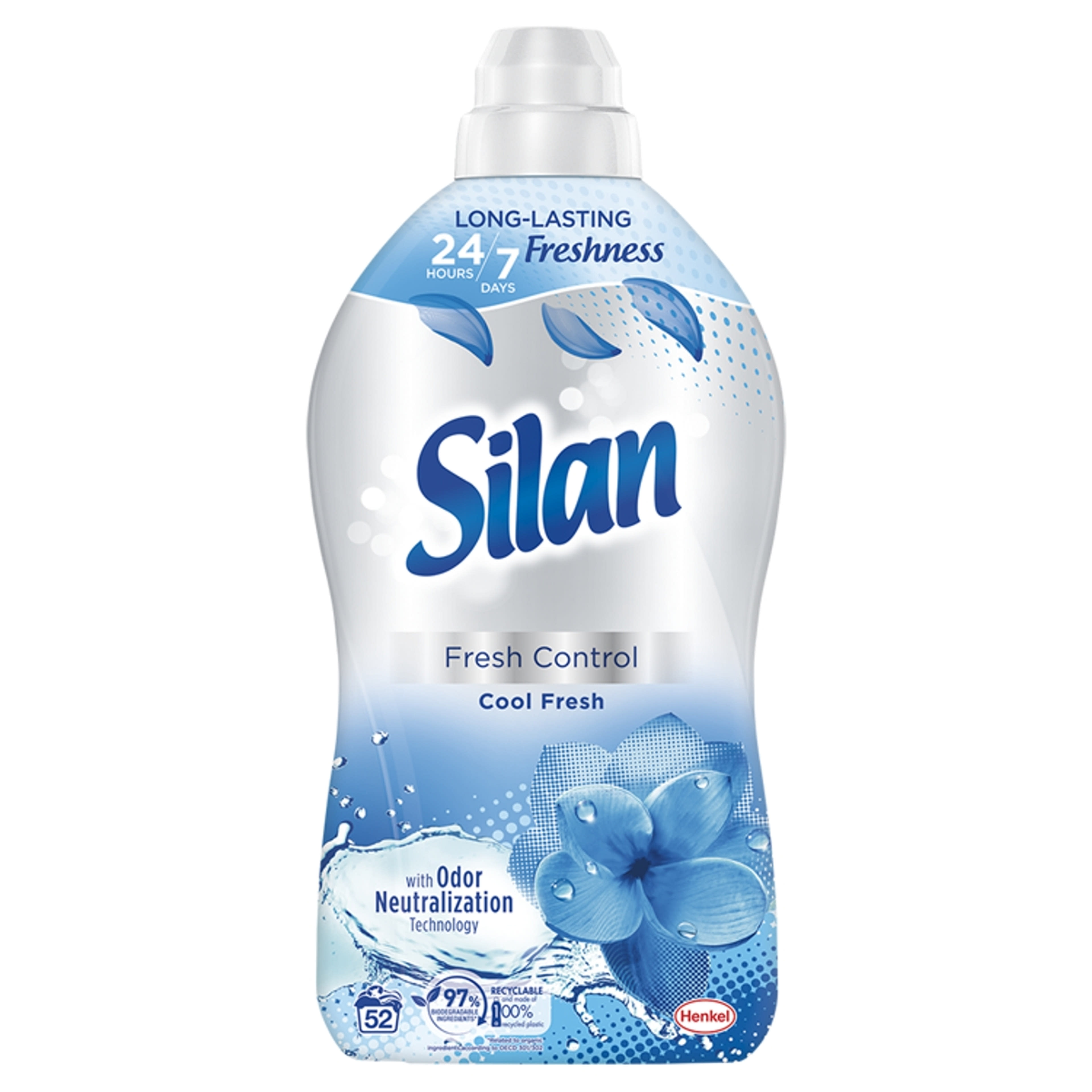 Silan Fresh Control Cool Fresh öblítő, 52 mosás - 1300 ml