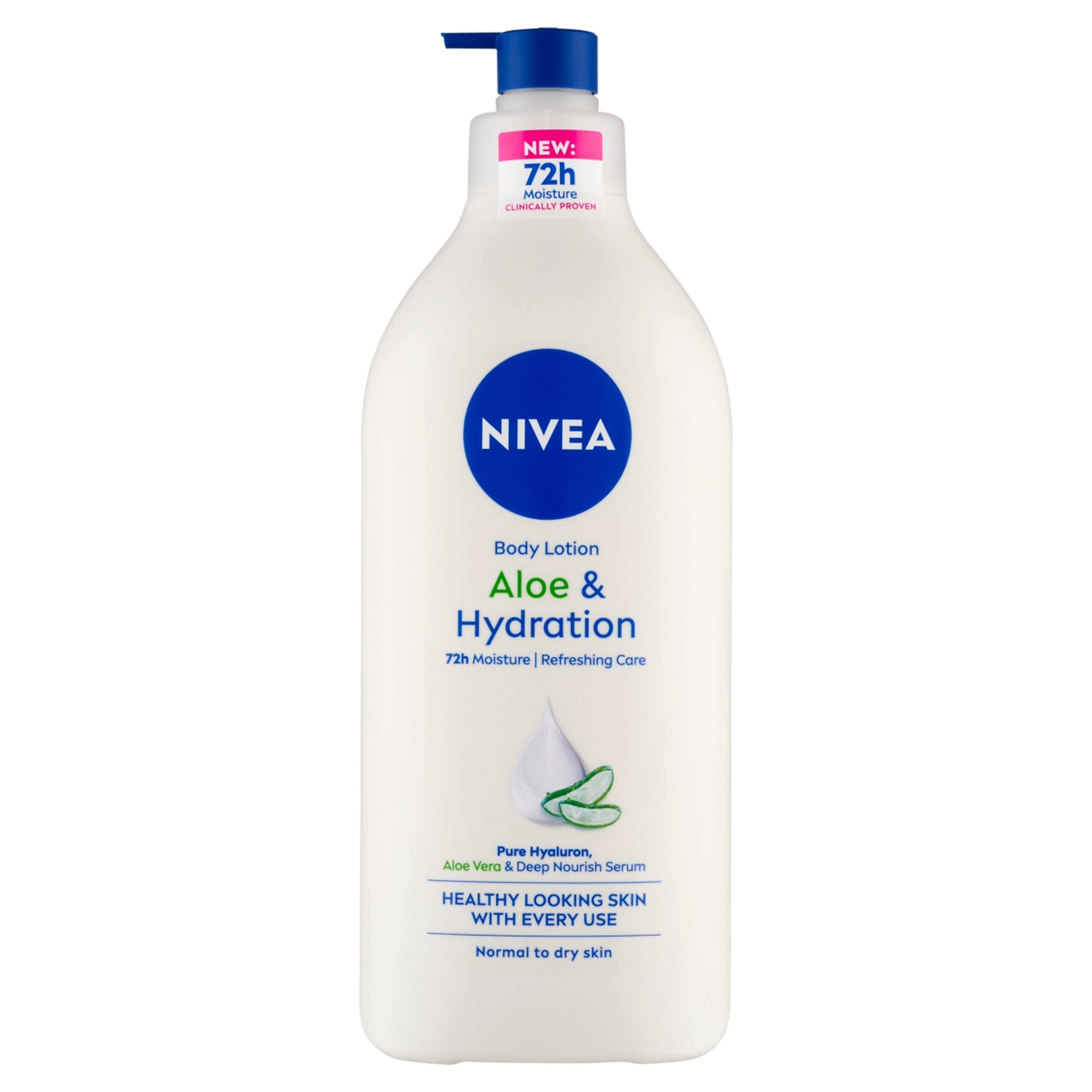 Nivea aloe & hydration testápoló tej - 625 ml