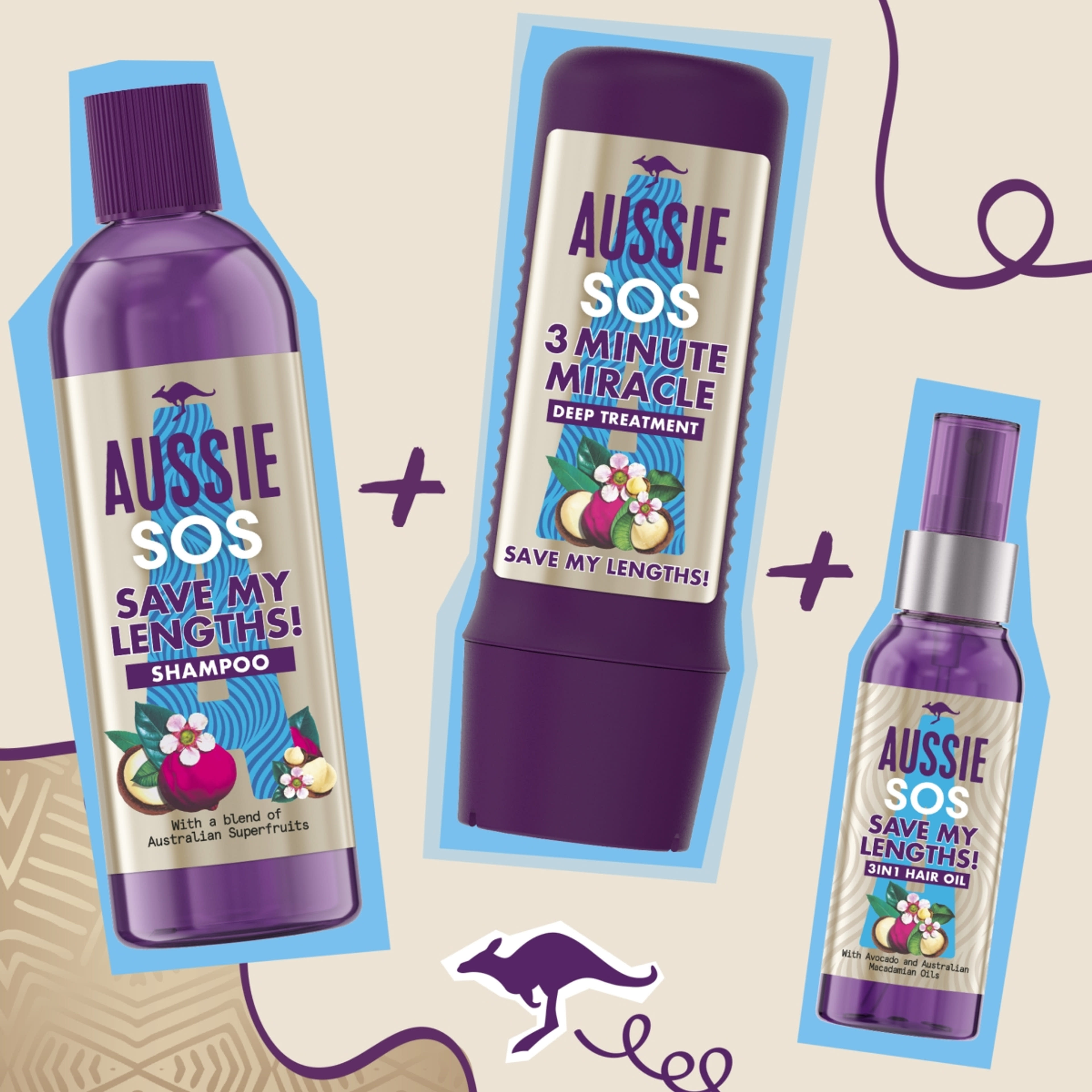 Aussie Sos Save My Length 3in1 oil - 100 ml-5