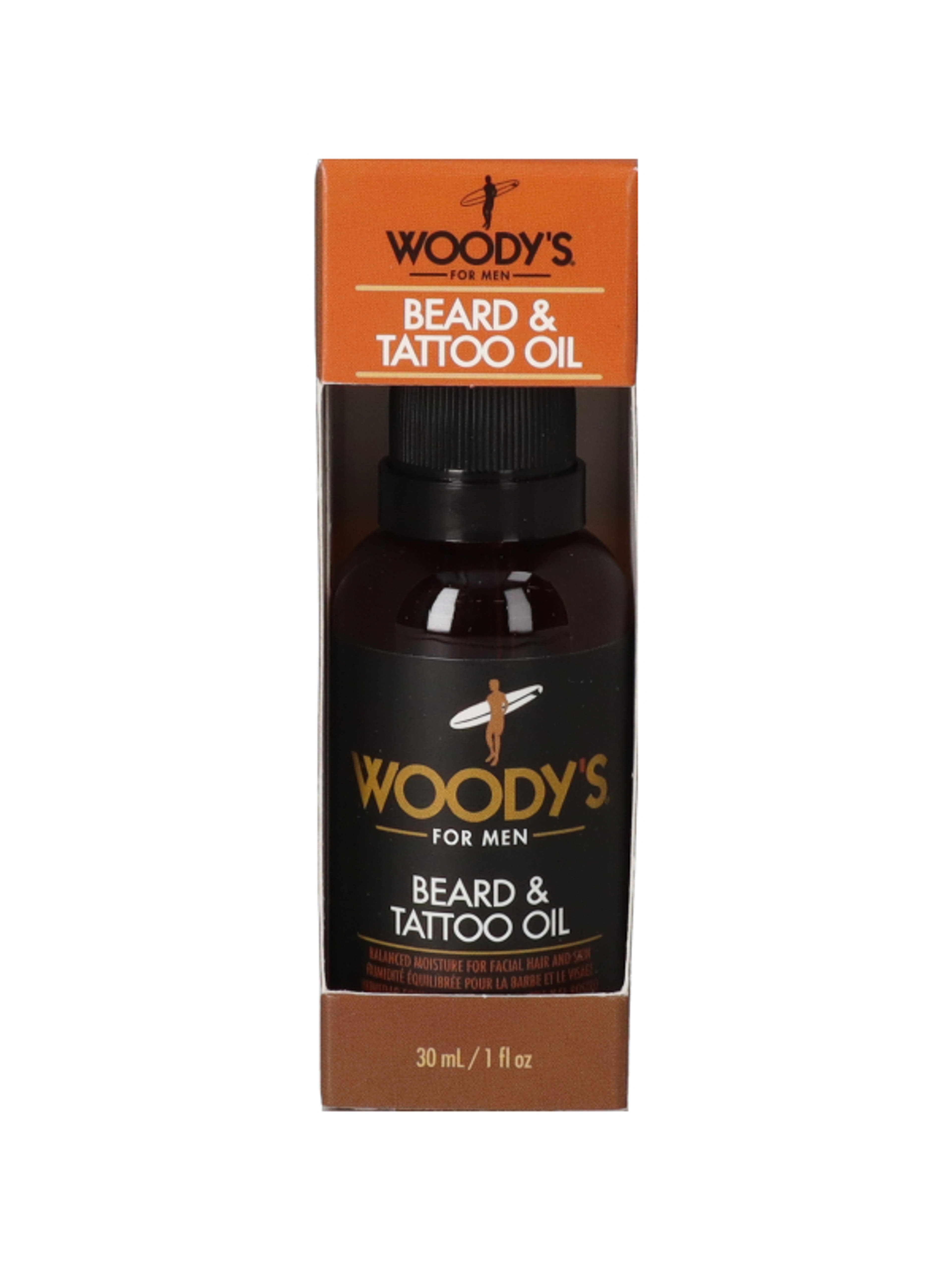 Woody's szakáll és tetoválás ápoló olaj - 30 ml