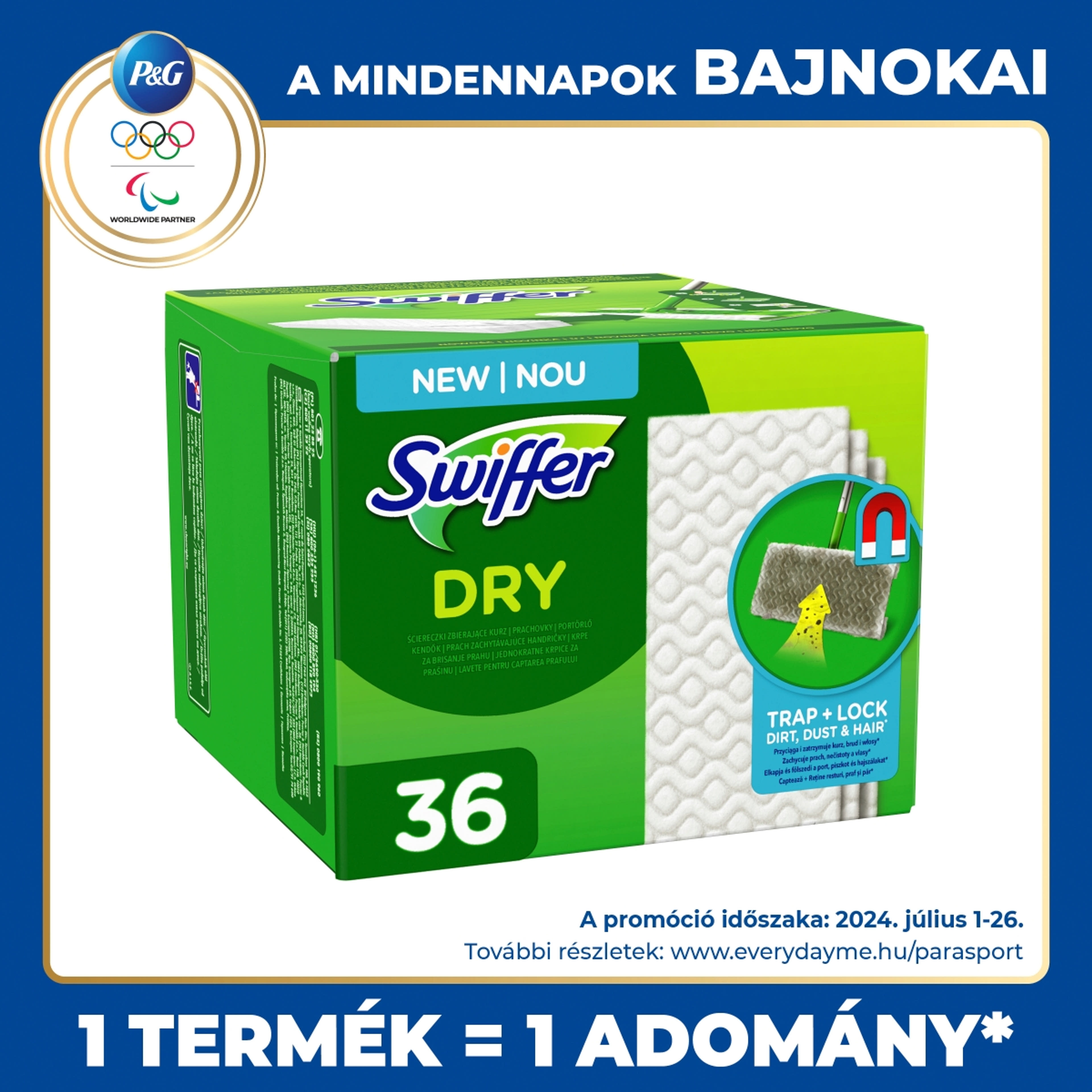 Swiffer Sweeper száraz utántöltő - 36 db-1