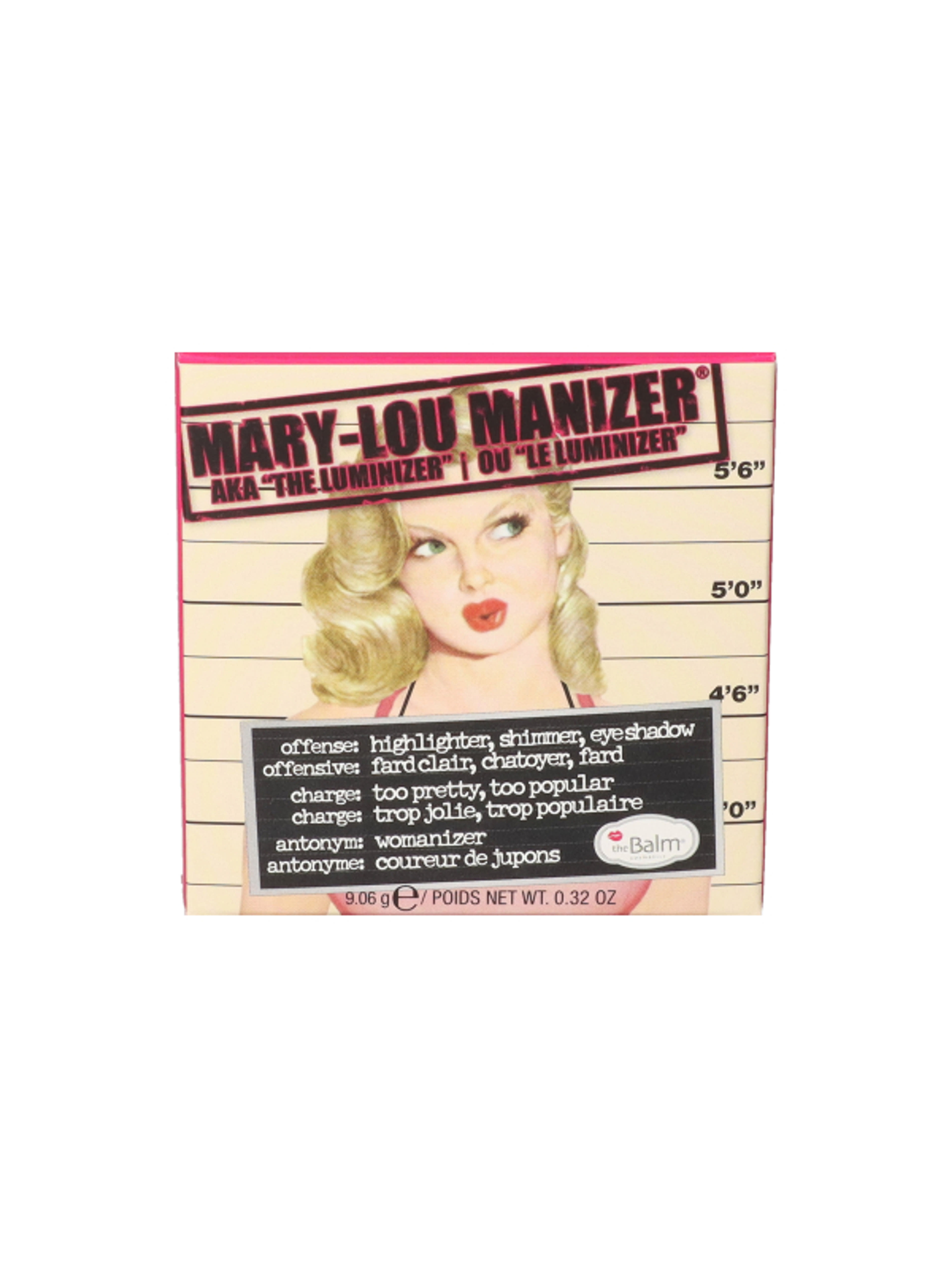 The Balm Mary Lou Manizer highlighter - 1db