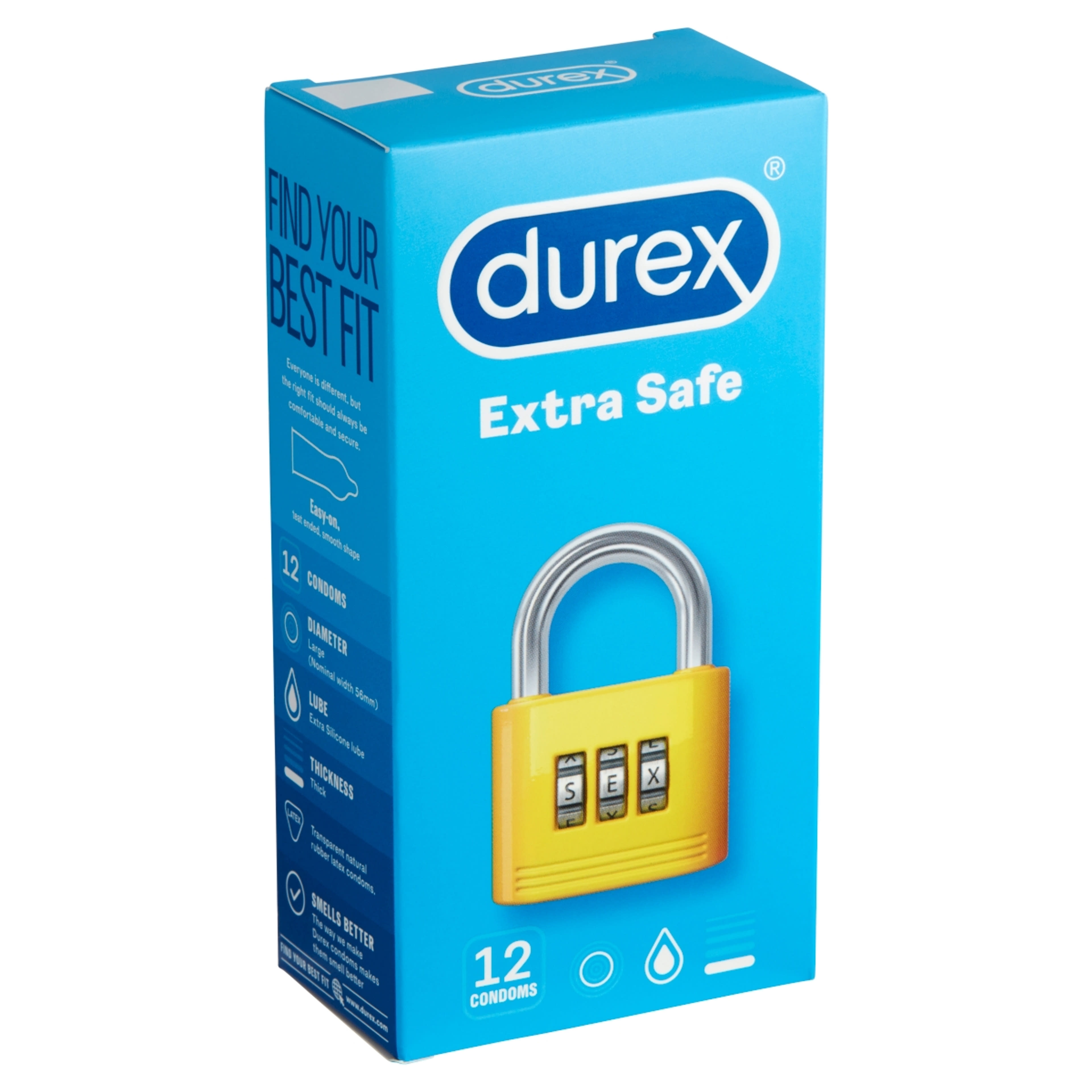 Durex Extra Safe óvszer - 12 db-2