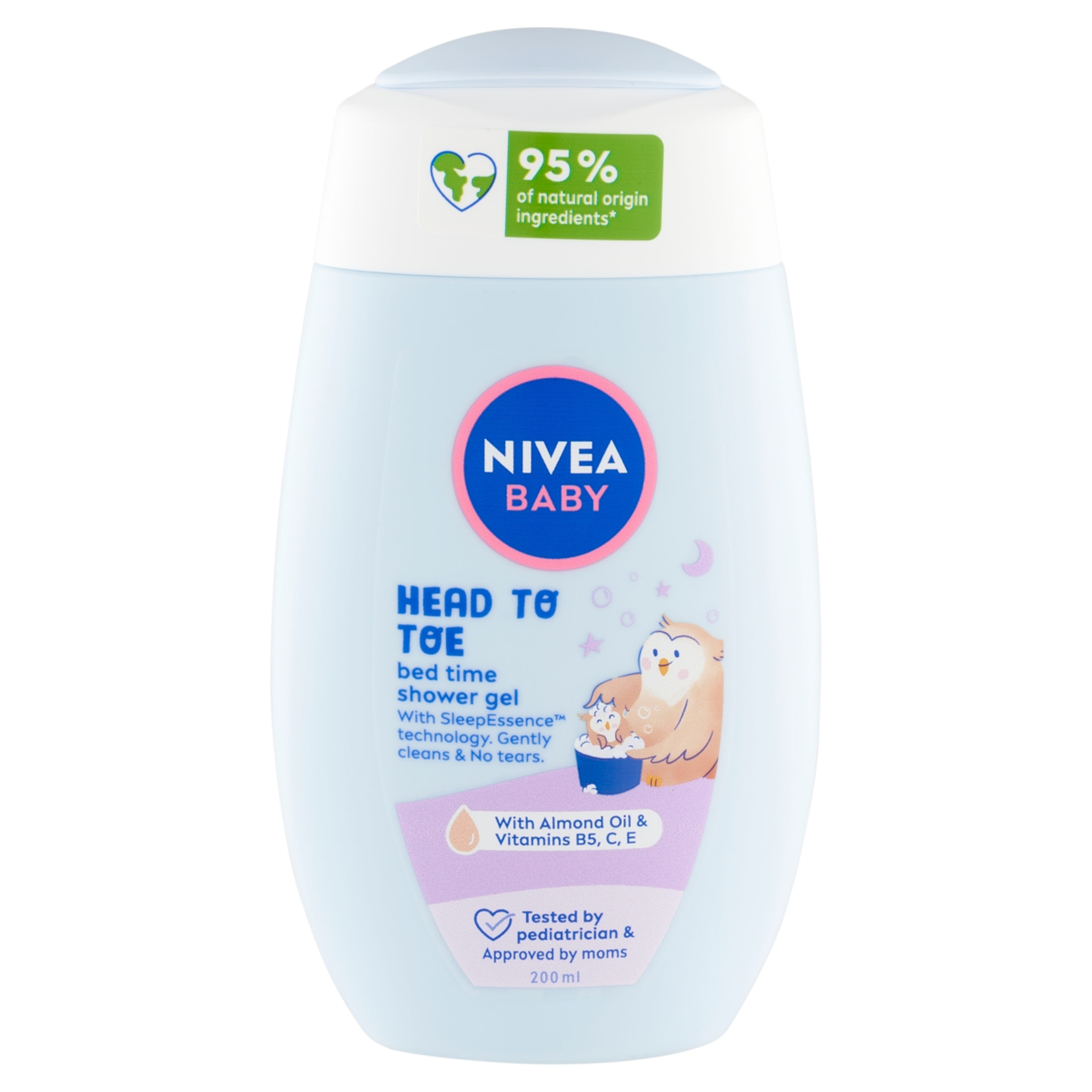 Nivea BABY Bed Time Head to Toe tusfürdő - 200 ml-3
