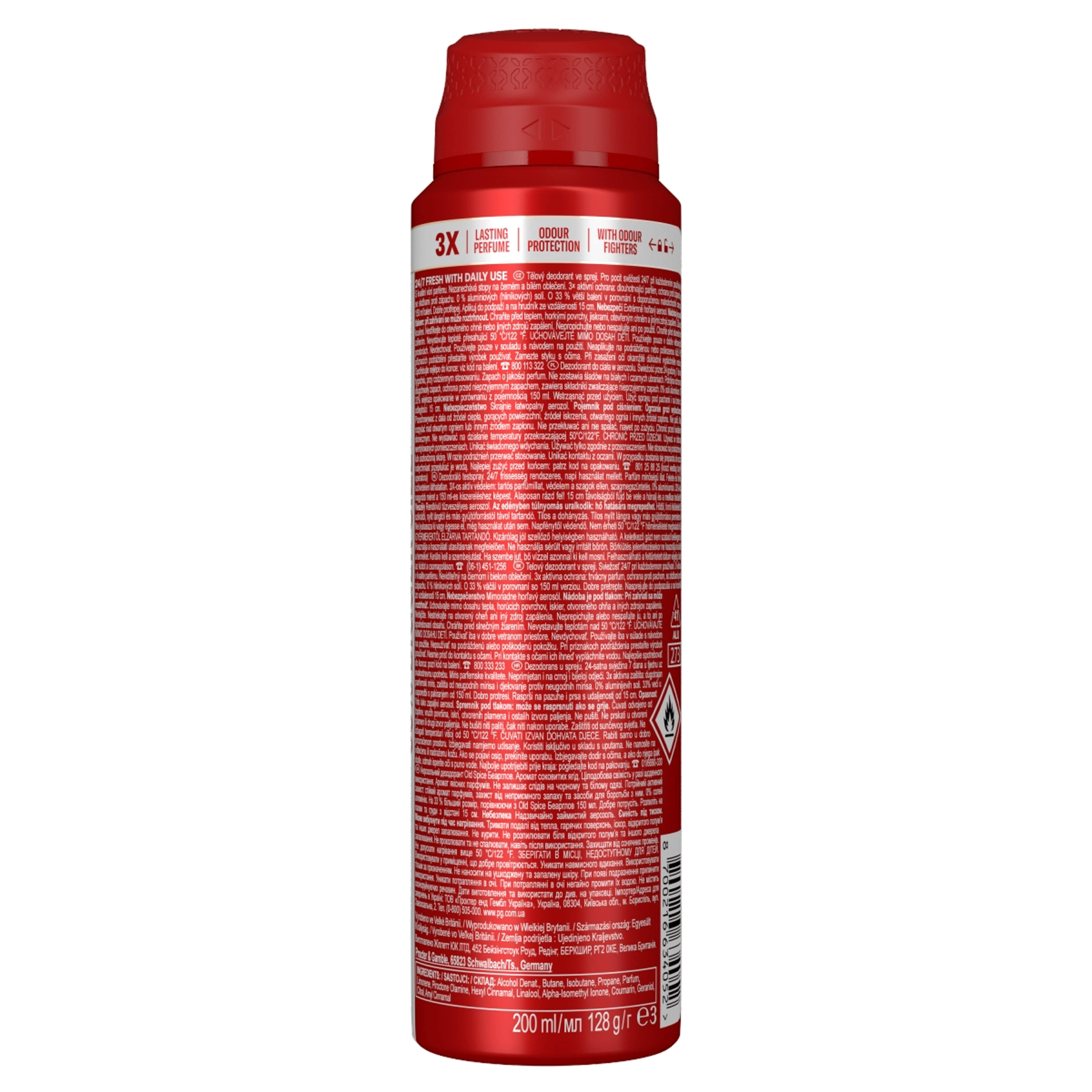 Old Spice Bearglove dezodor spray férfiaknak - 200 ml-2