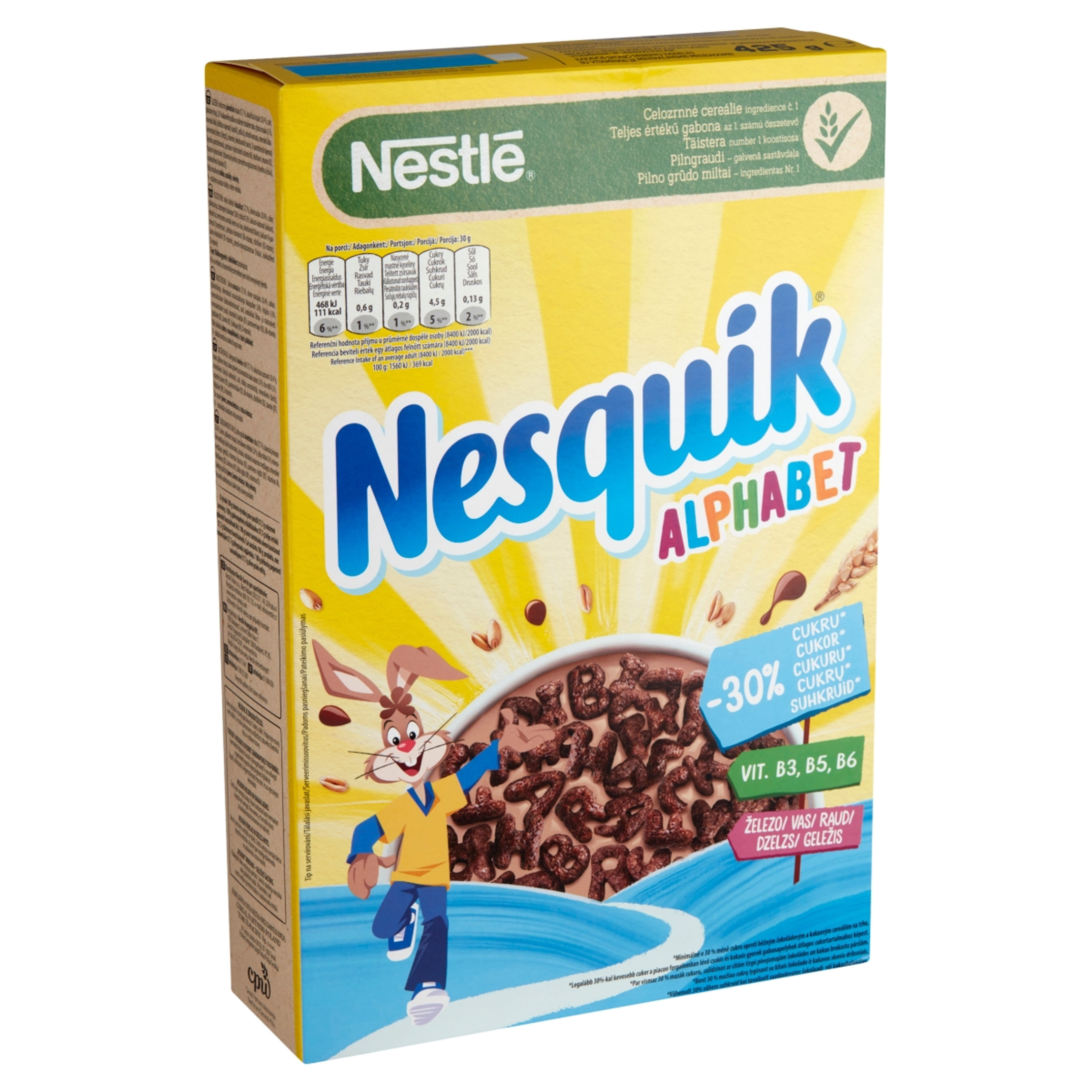 Nestlé Nesquik Alphabet gabonapehely kakaós  - 425 g-2