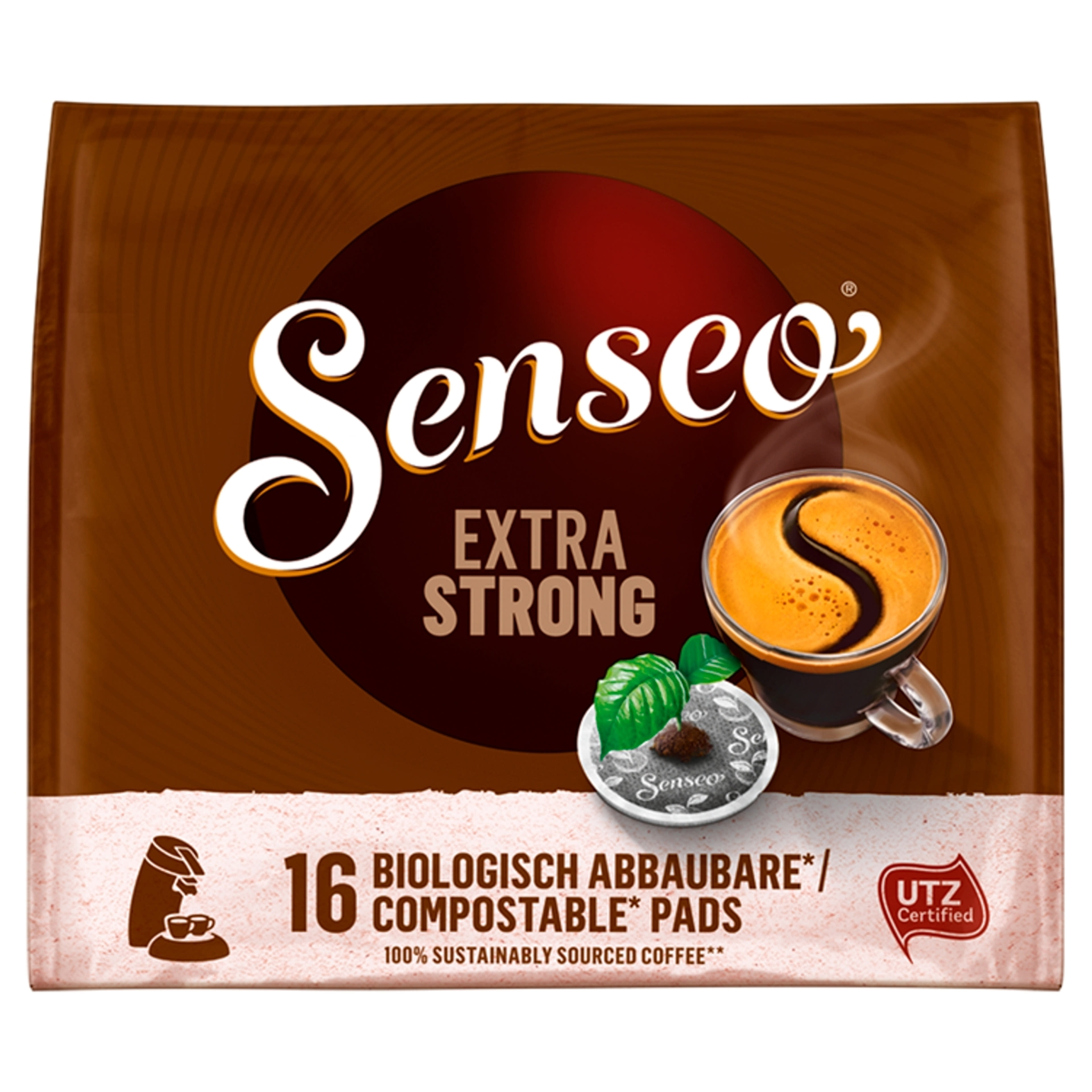 Senseo Extra Strong őrölt pörkölt kávékapszula - 16 db 111 g