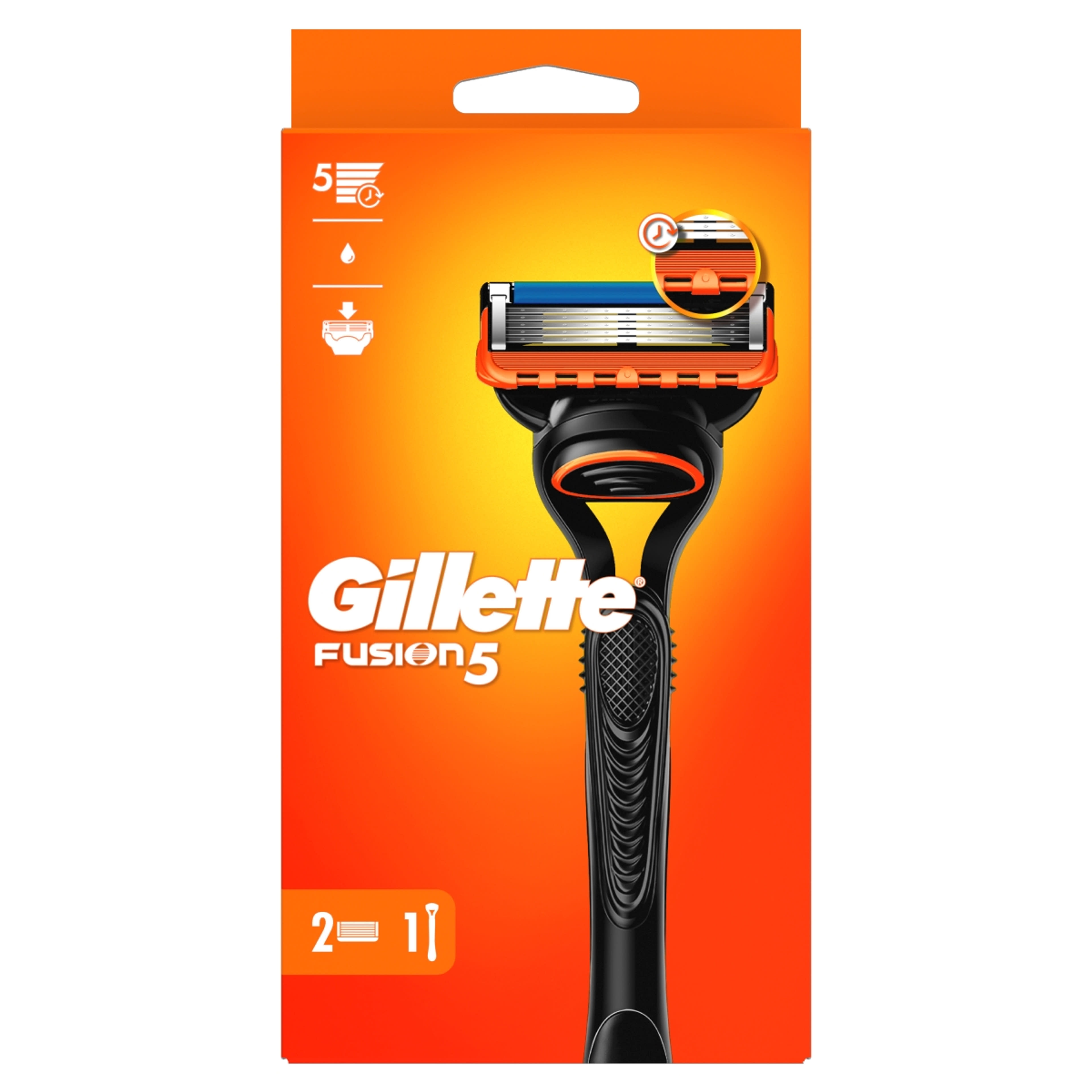 Gillette Fusion 5 pengés borotva 2 db betéttel - 1 db