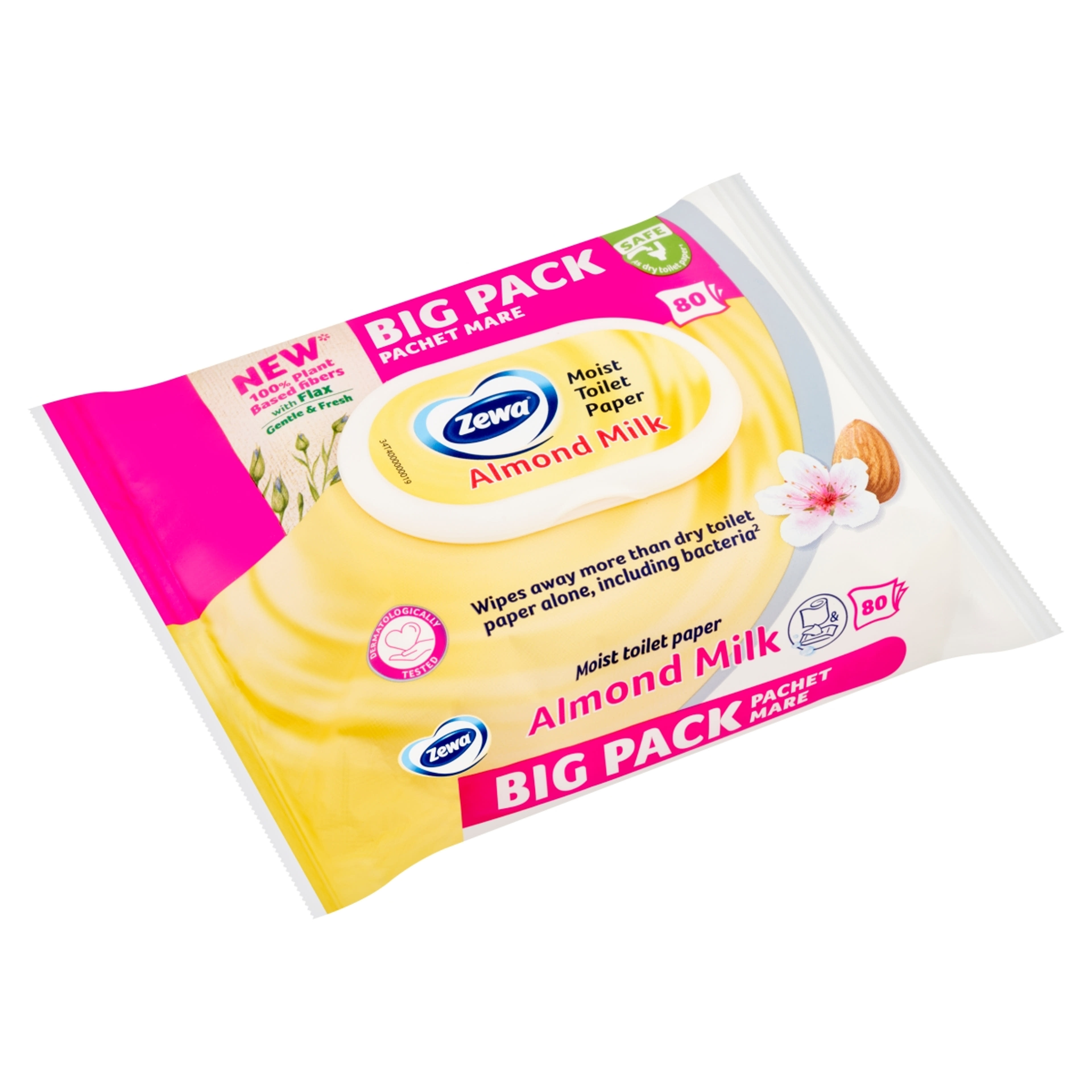 Zewa Almond Milk BigPack nedves toalettpapír - 80 db-2