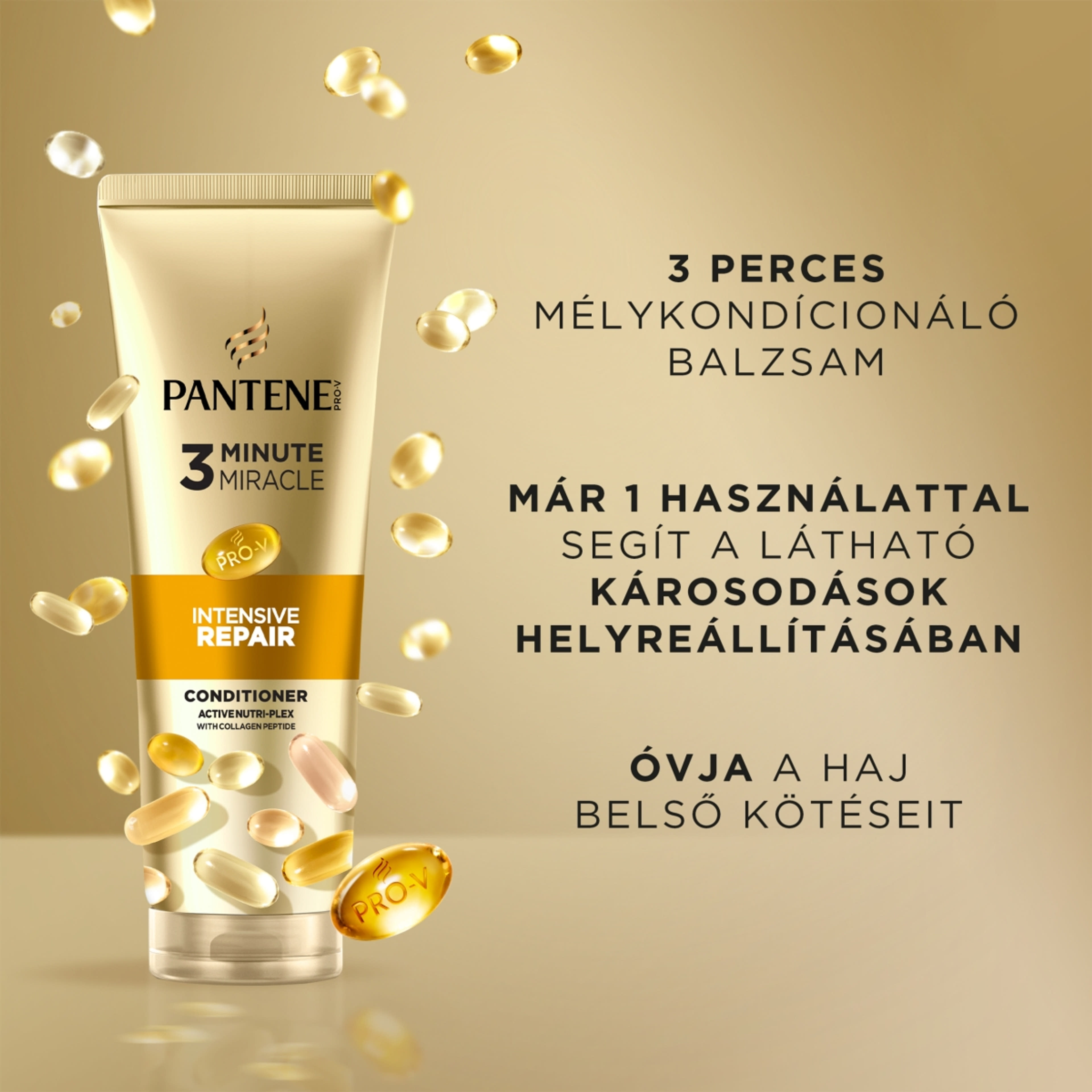 Pantene Pro-V Intensive Repair 3 Minute Miracle balzsam - 220 ml-5