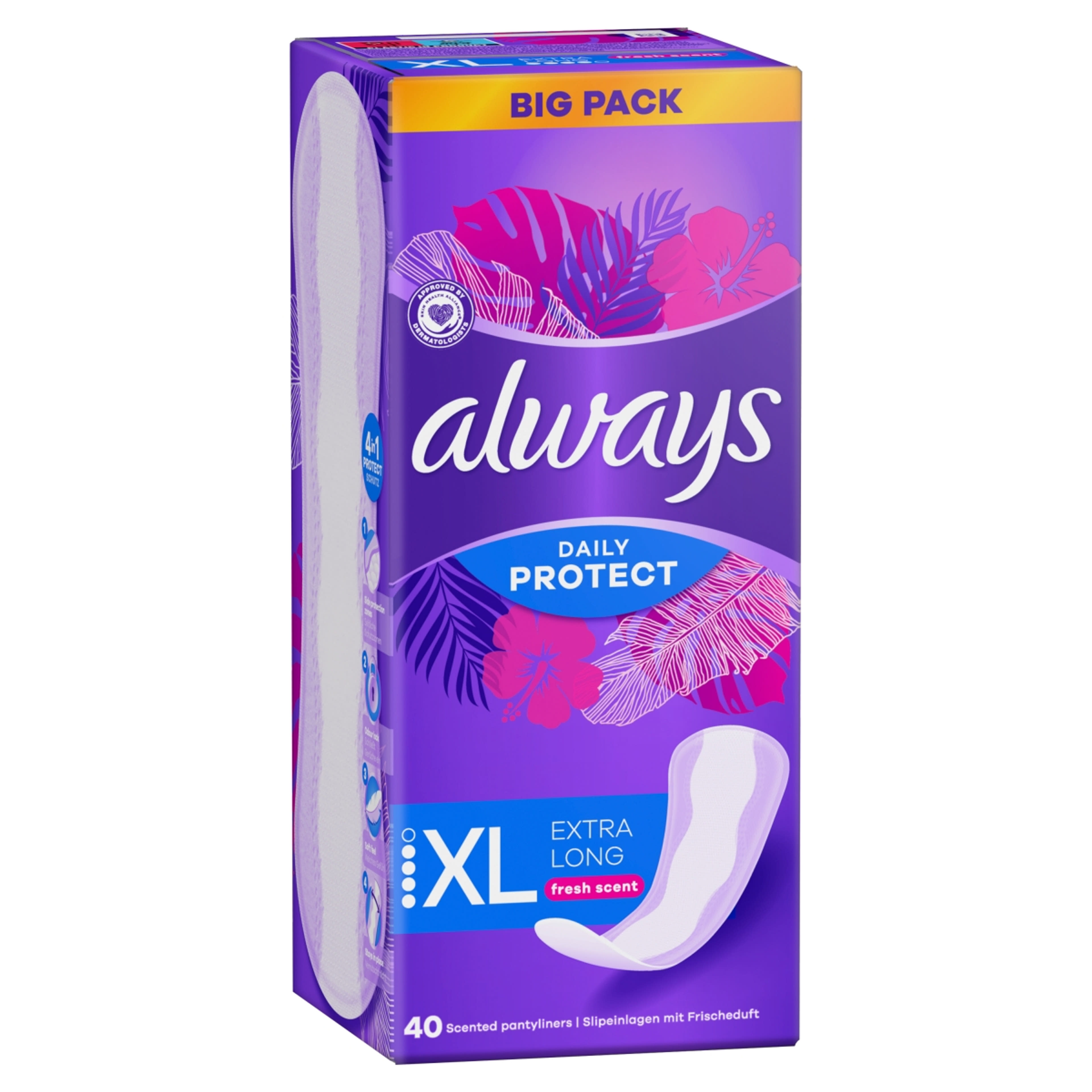 Always Daily Protect Extra Long Deo tisztasági betét - 40 db-2