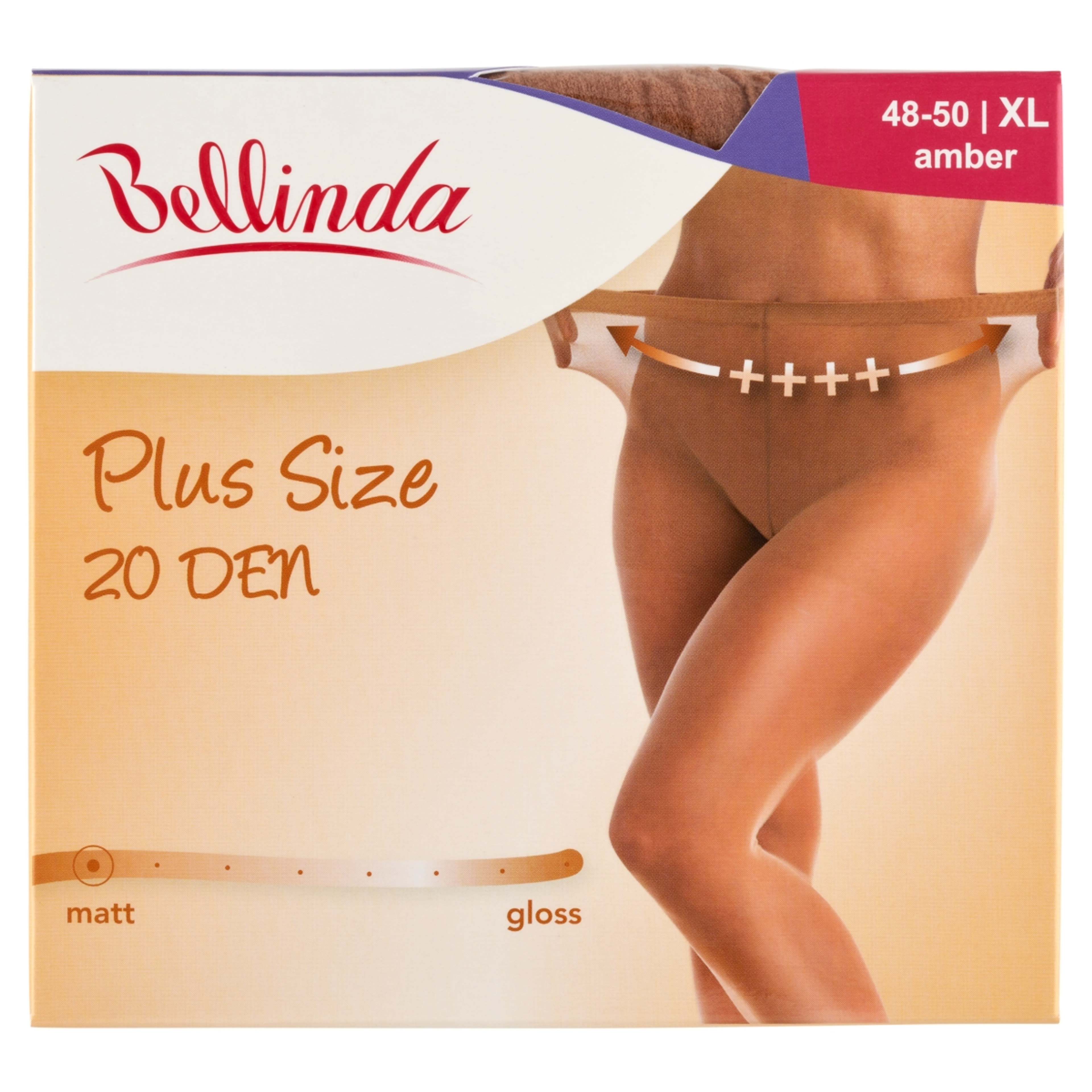 Bellinda Plus Size harisnya, amber XL - 1 db-1