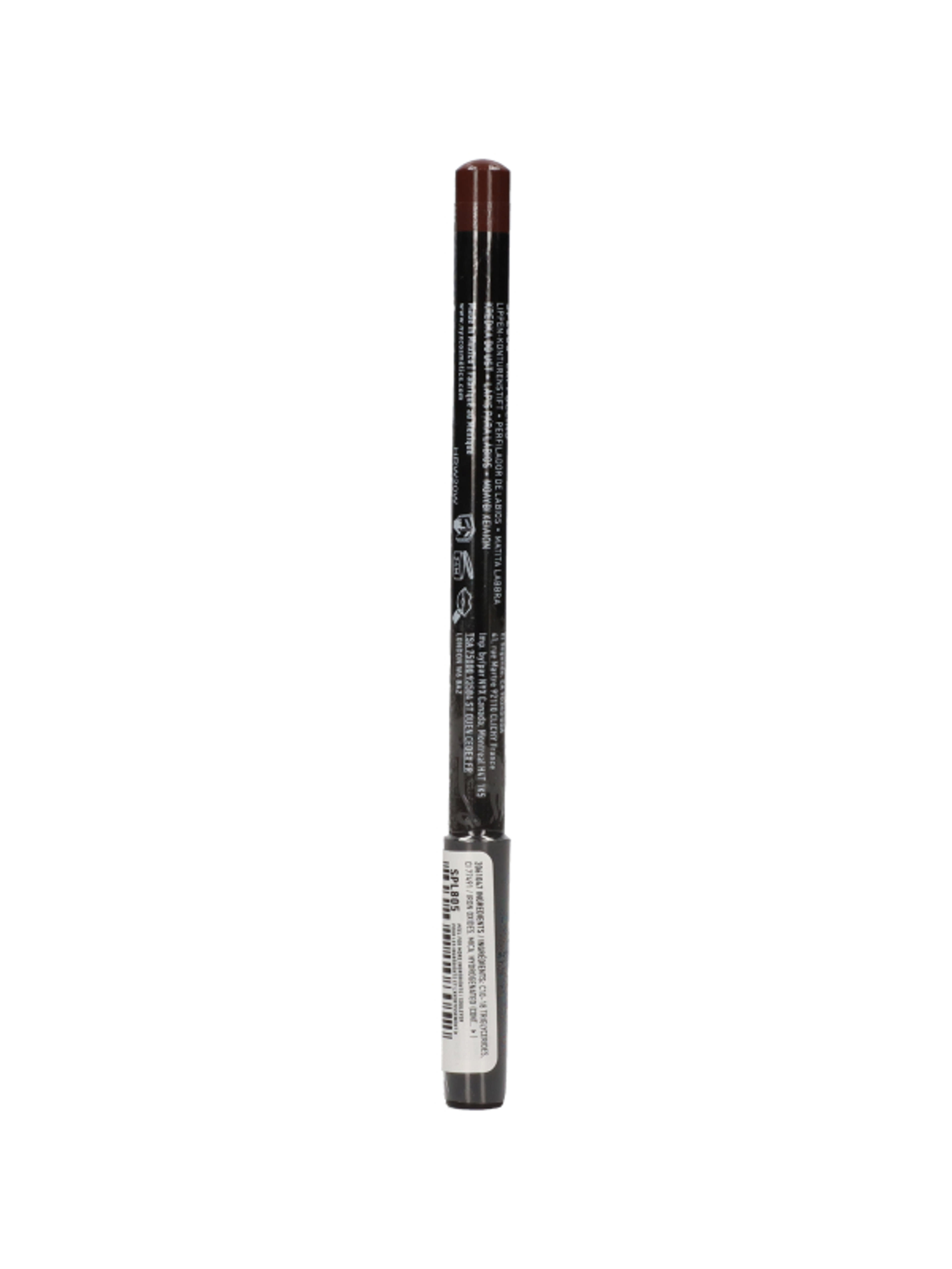 NYX Professional Makeup Slim Lip Pencil ajakkontúr ceruza, Capuccino - 1 db-5
