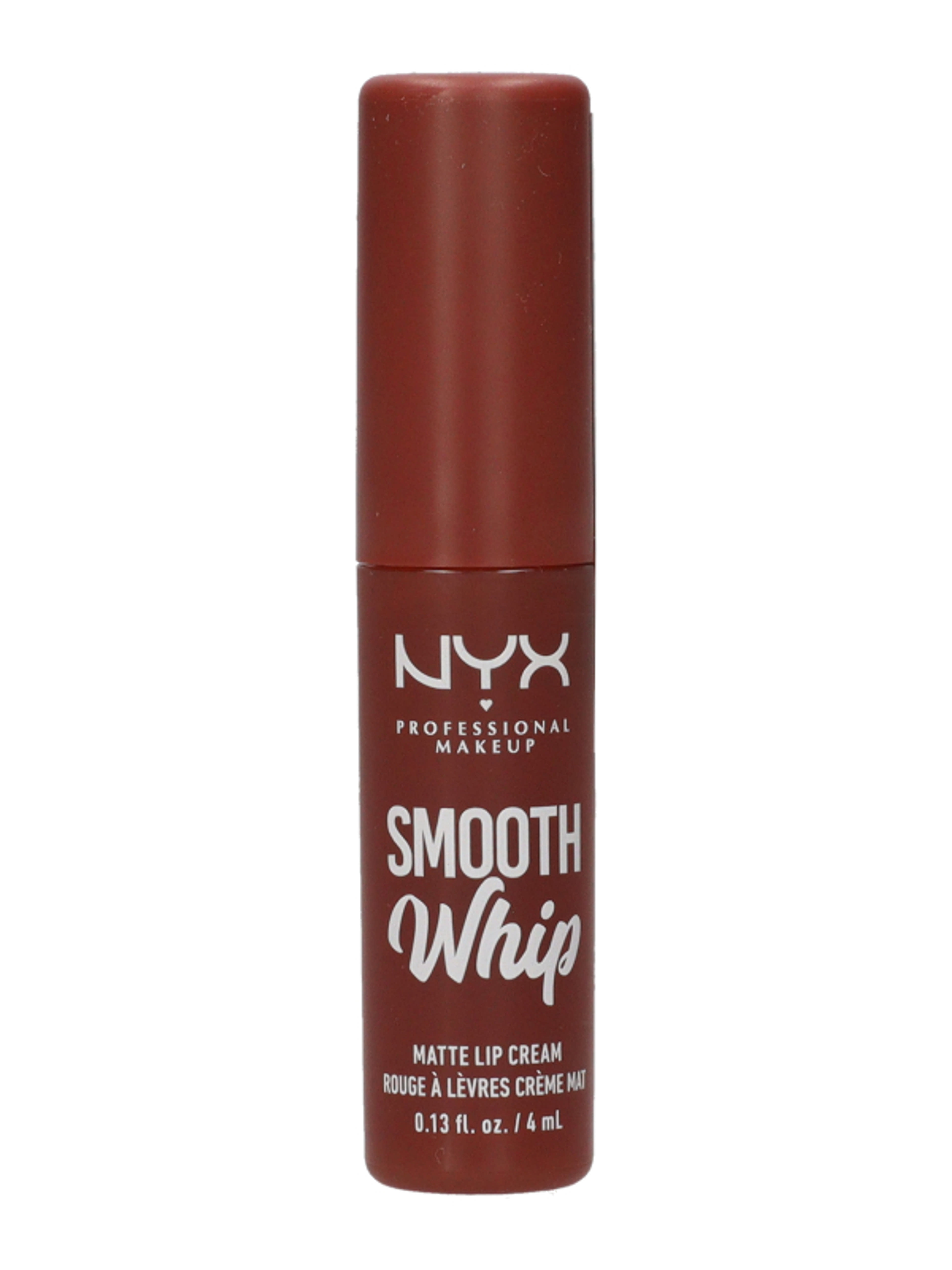 NYX Professional Makeup Smooth Whip Matte Lip Cream folyékony matt rúzs /Teddy Fluff - 1 db-1