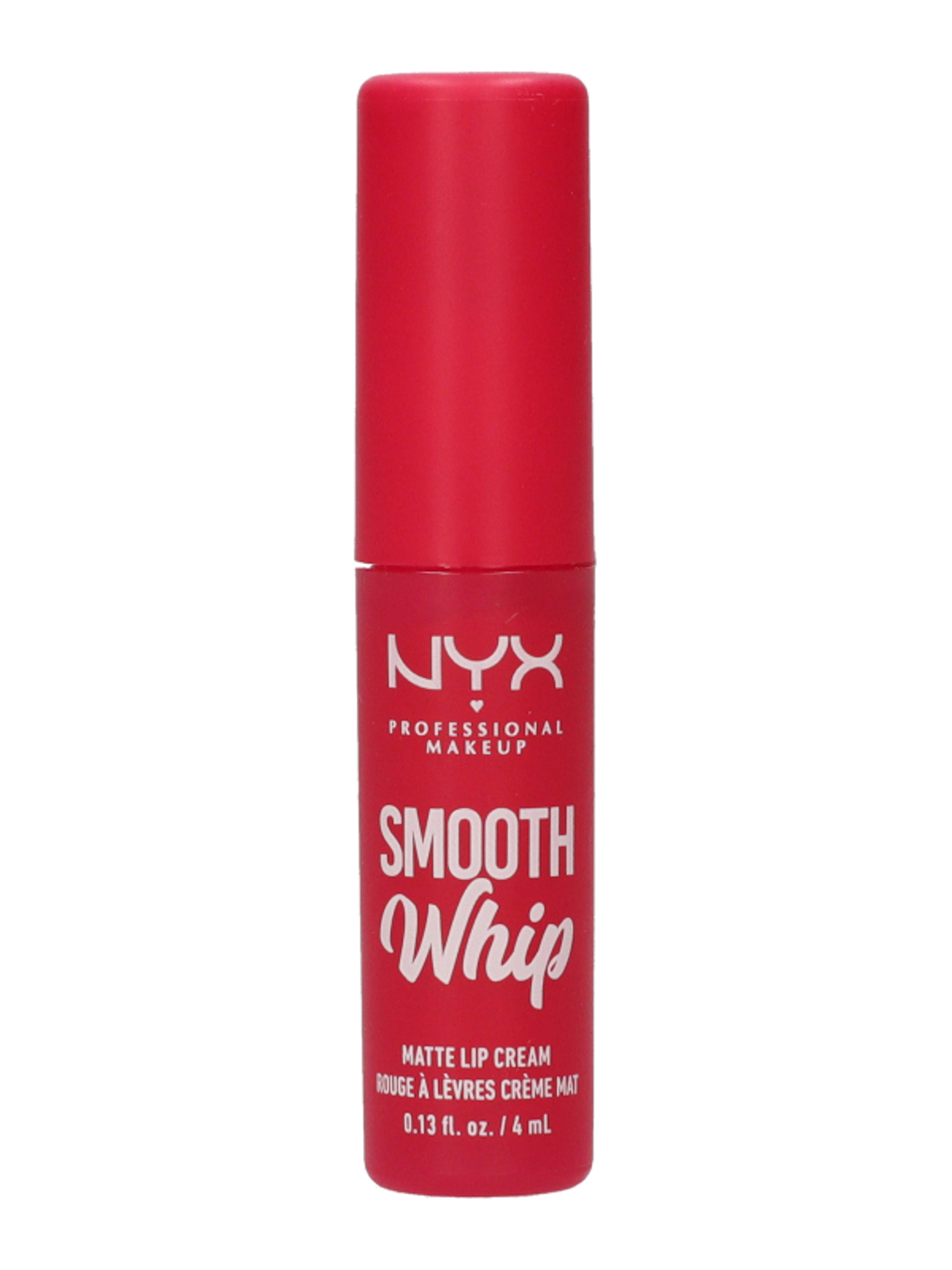 NYX Professional Makeup Smooth Whip Matte Lip Cream folyékony matt rúzs / Pillow Slippers - 1 db-1