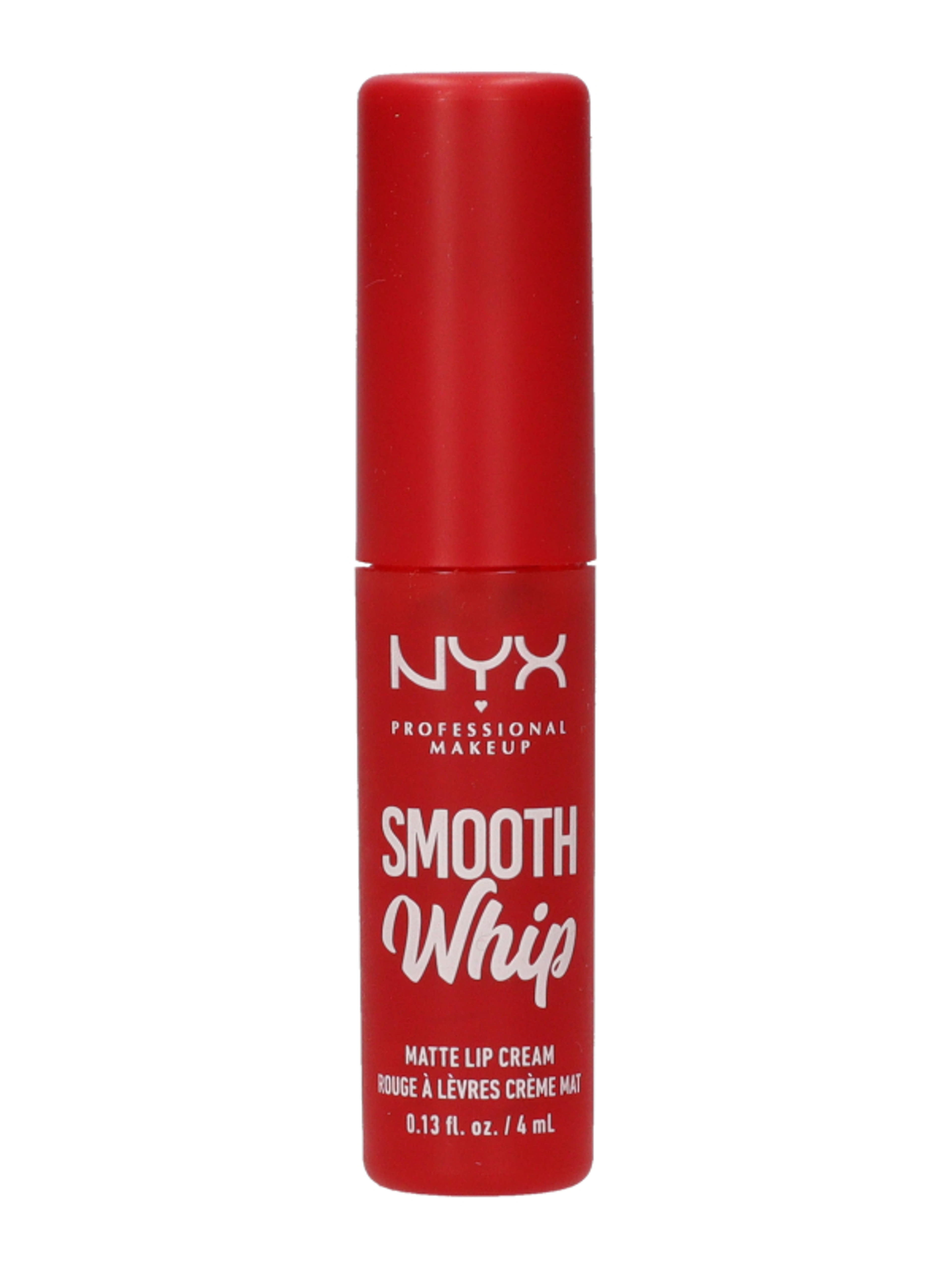 NYX Professional Makeup Smooth Whip Matte Lip Cream folyékony matt rúzs /Cherry Créme - 1 db-1