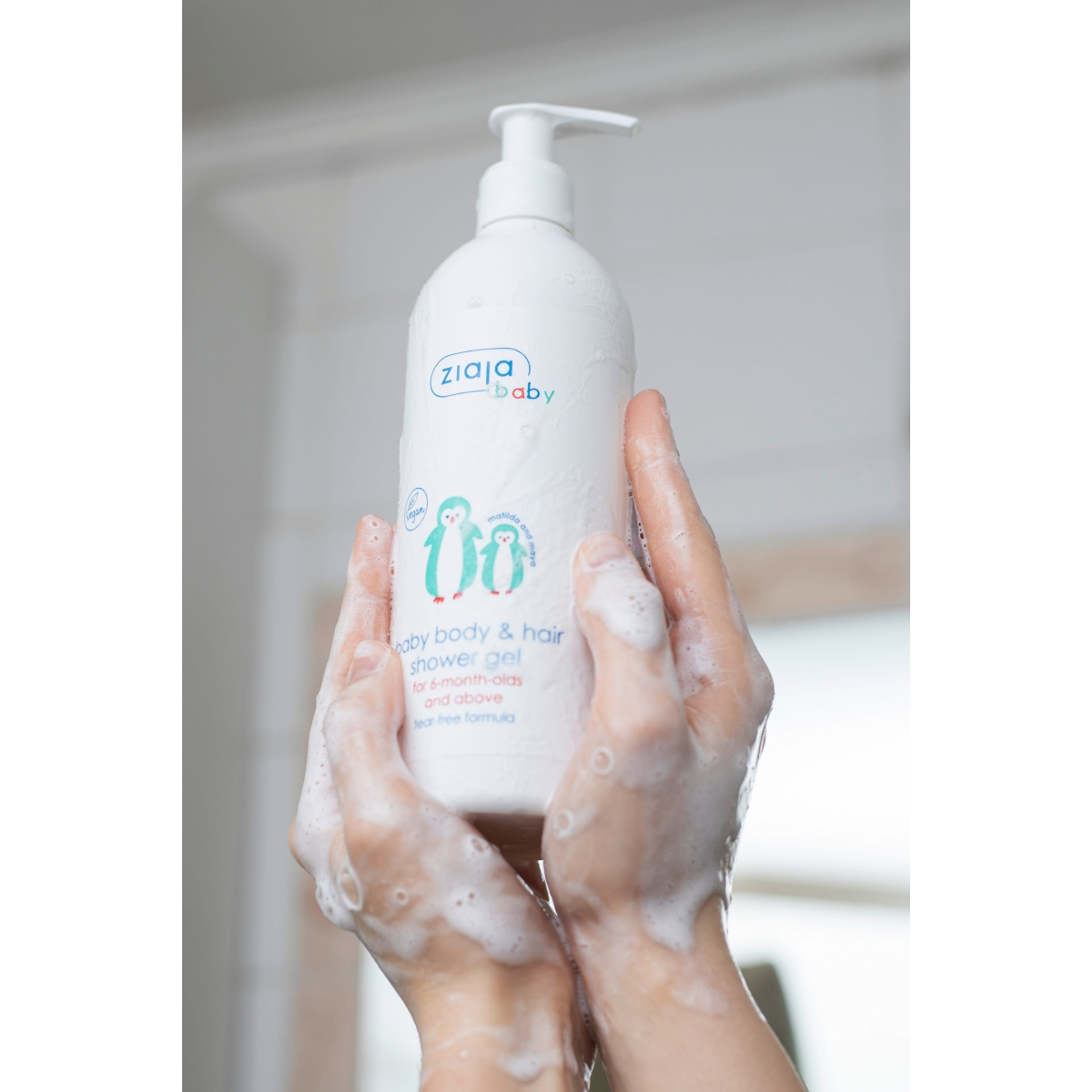 Ziaja baba tusfürdő testre és hajra, 6 hónapos kortól - 400 ml-4