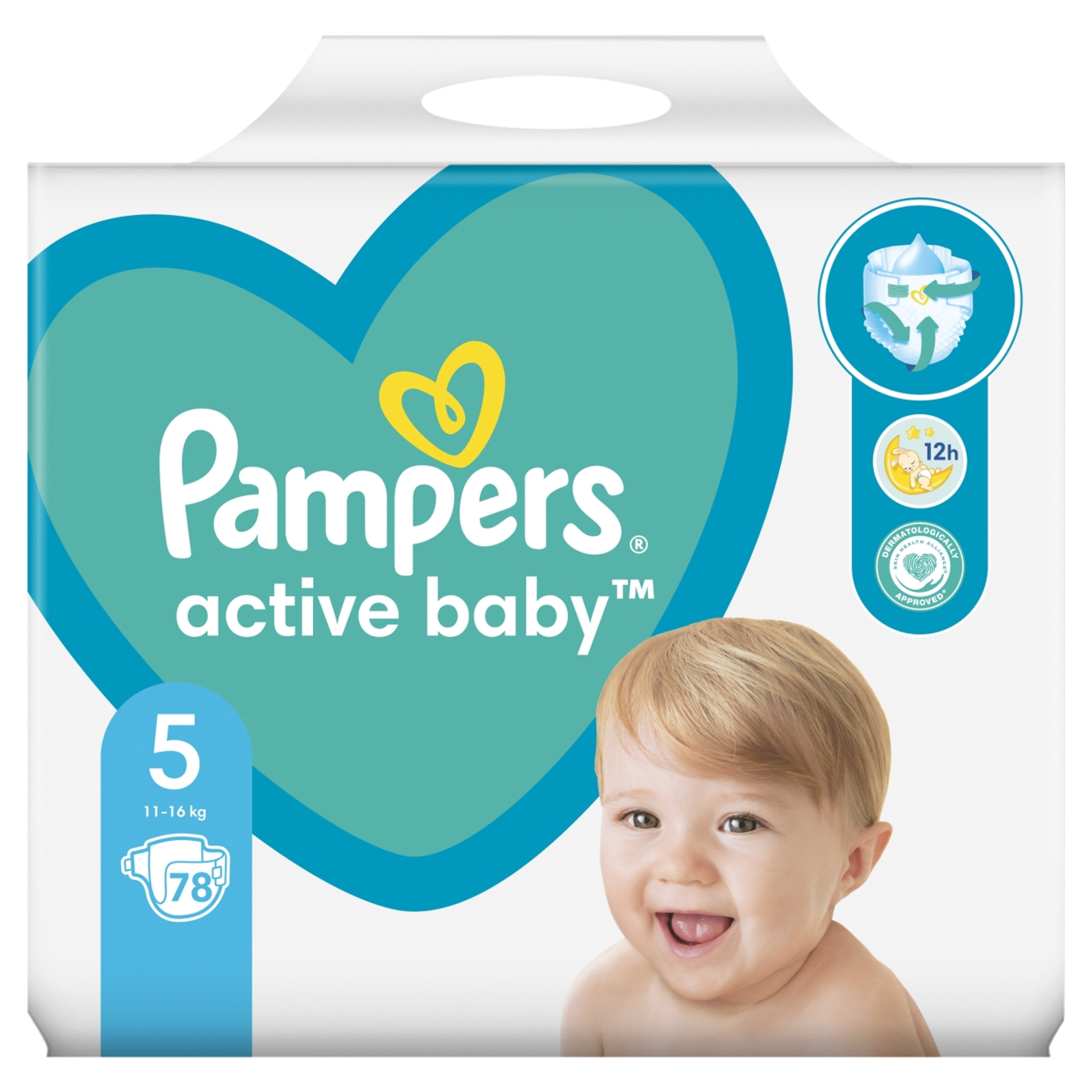Pampers Giant Pack+ 5-os 11-16kg - 78 db