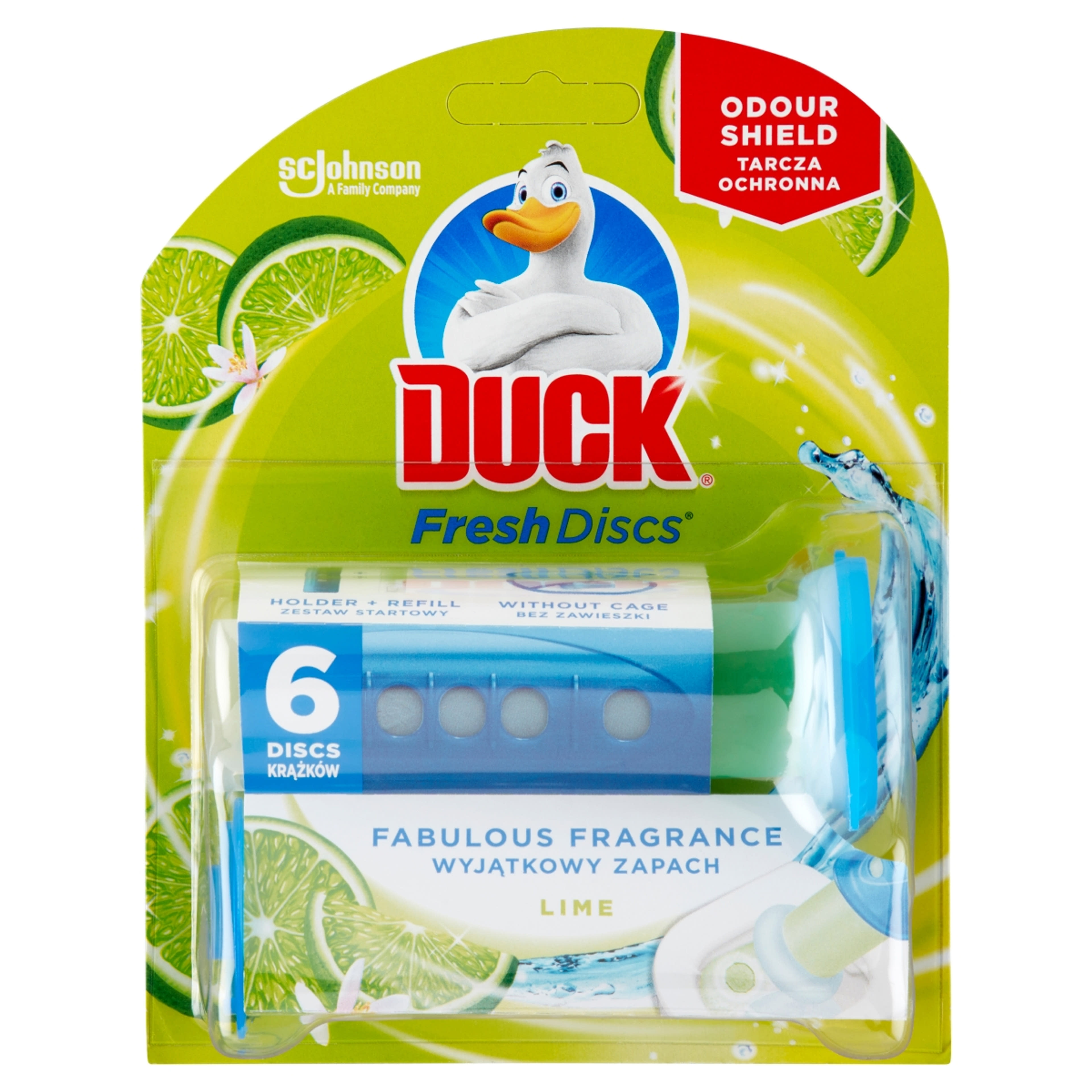Duck Fresh Discs Lime WC-Öblítő Korong - 36 ml-1