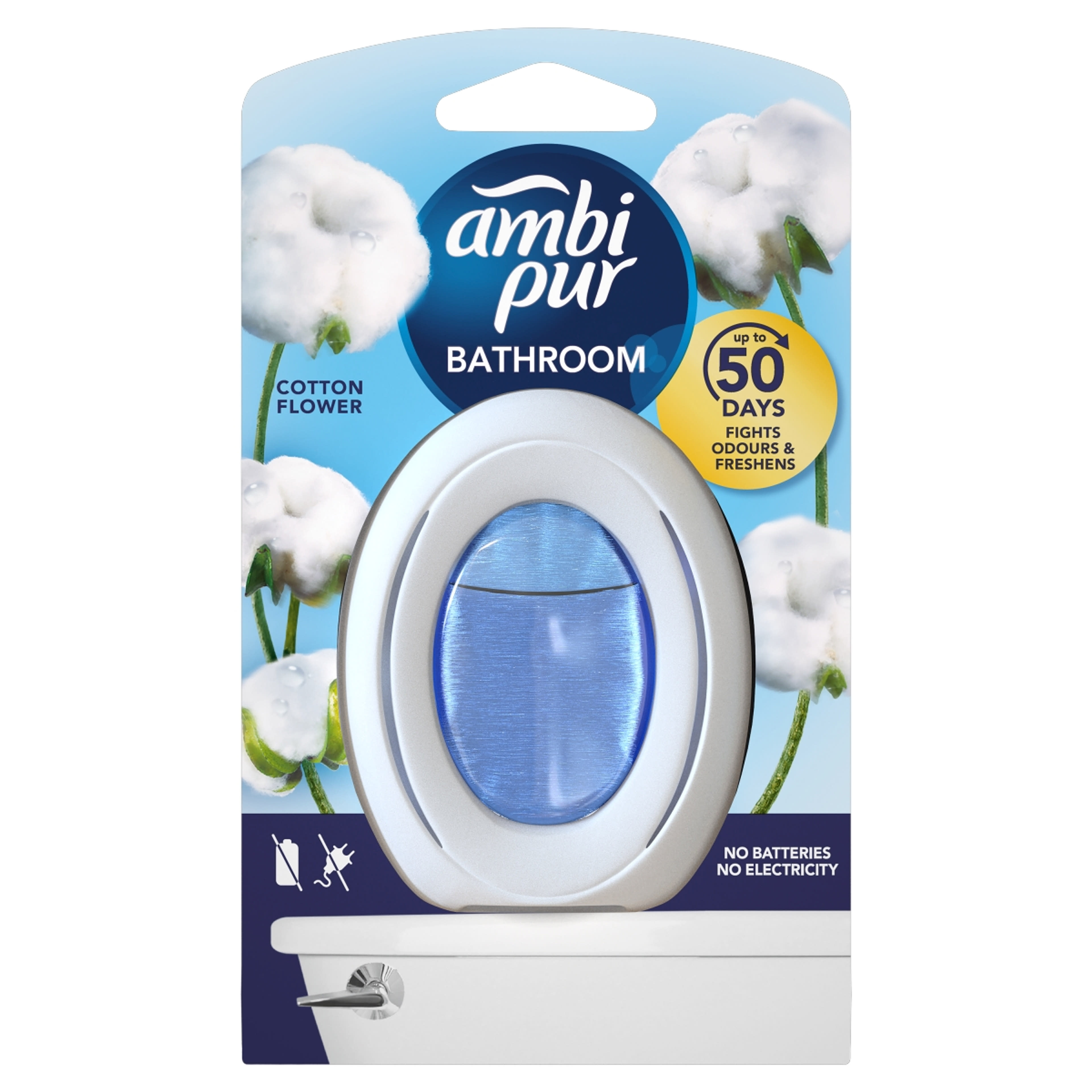 Ambi Pur Cotton fürdőszobai légfrissítő - 7,5 ml