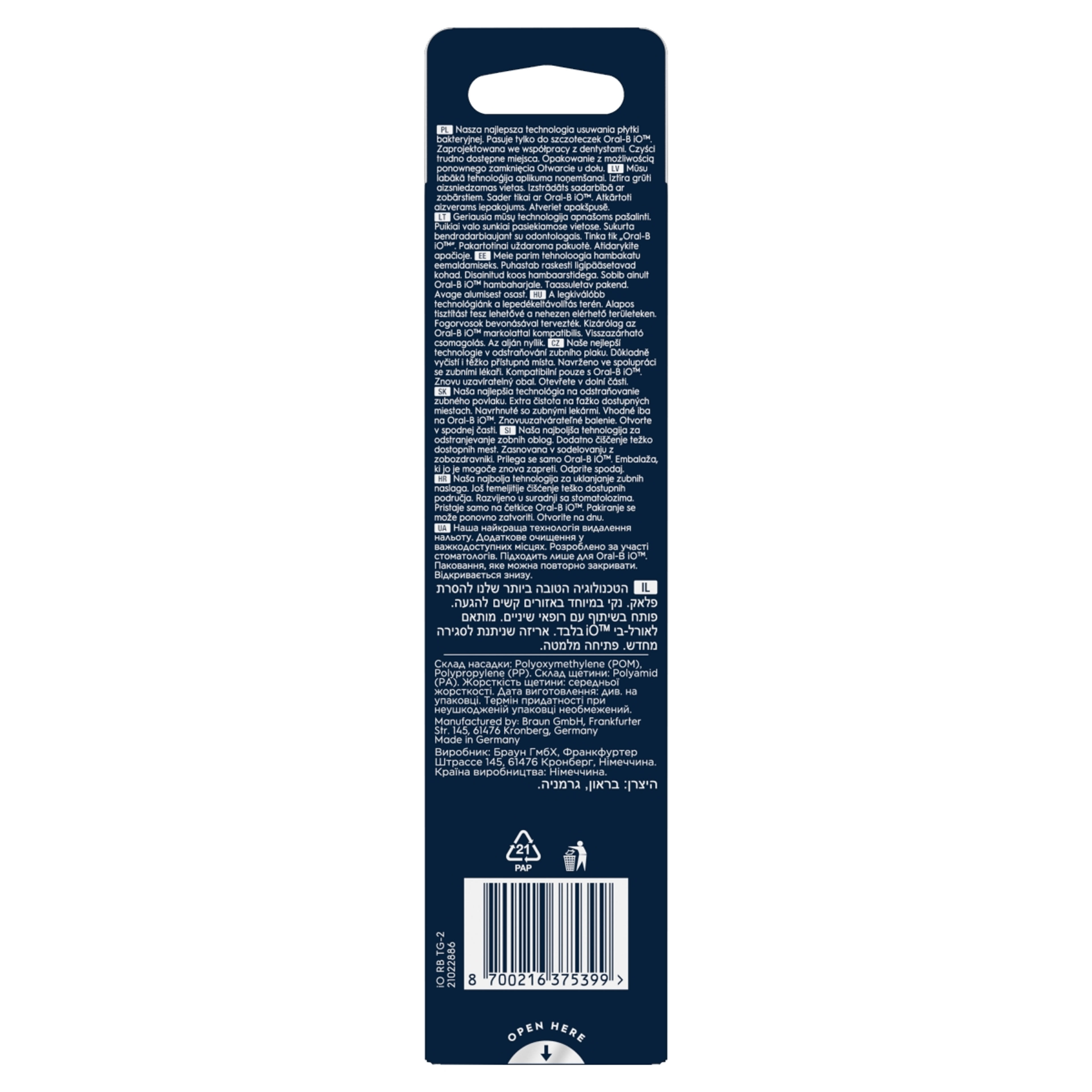 Oral-B iO Specialised Clean fogkefefej - 2 db-3
