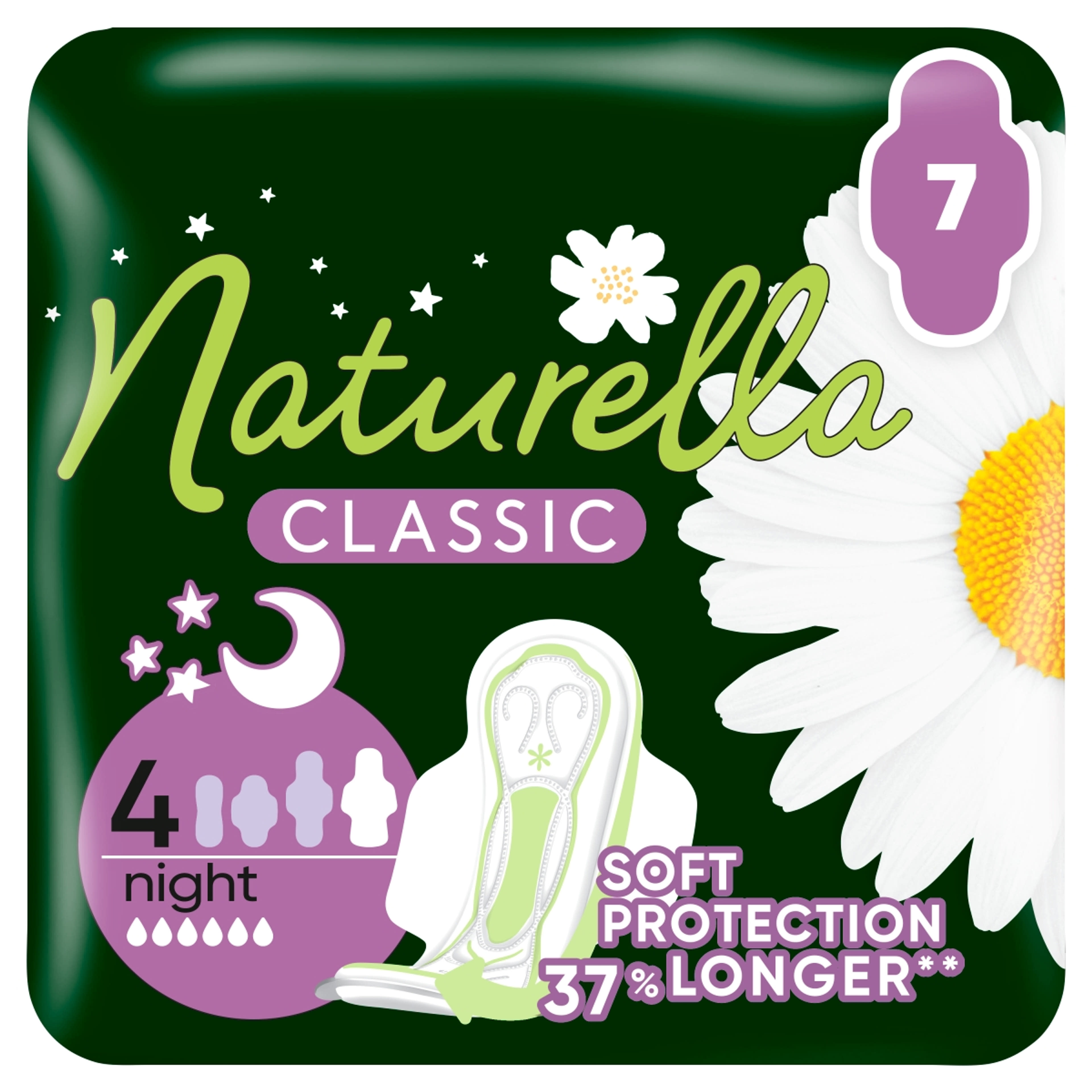 Naturella Classic Night Camomile egészségügyi betét - 7 db-8