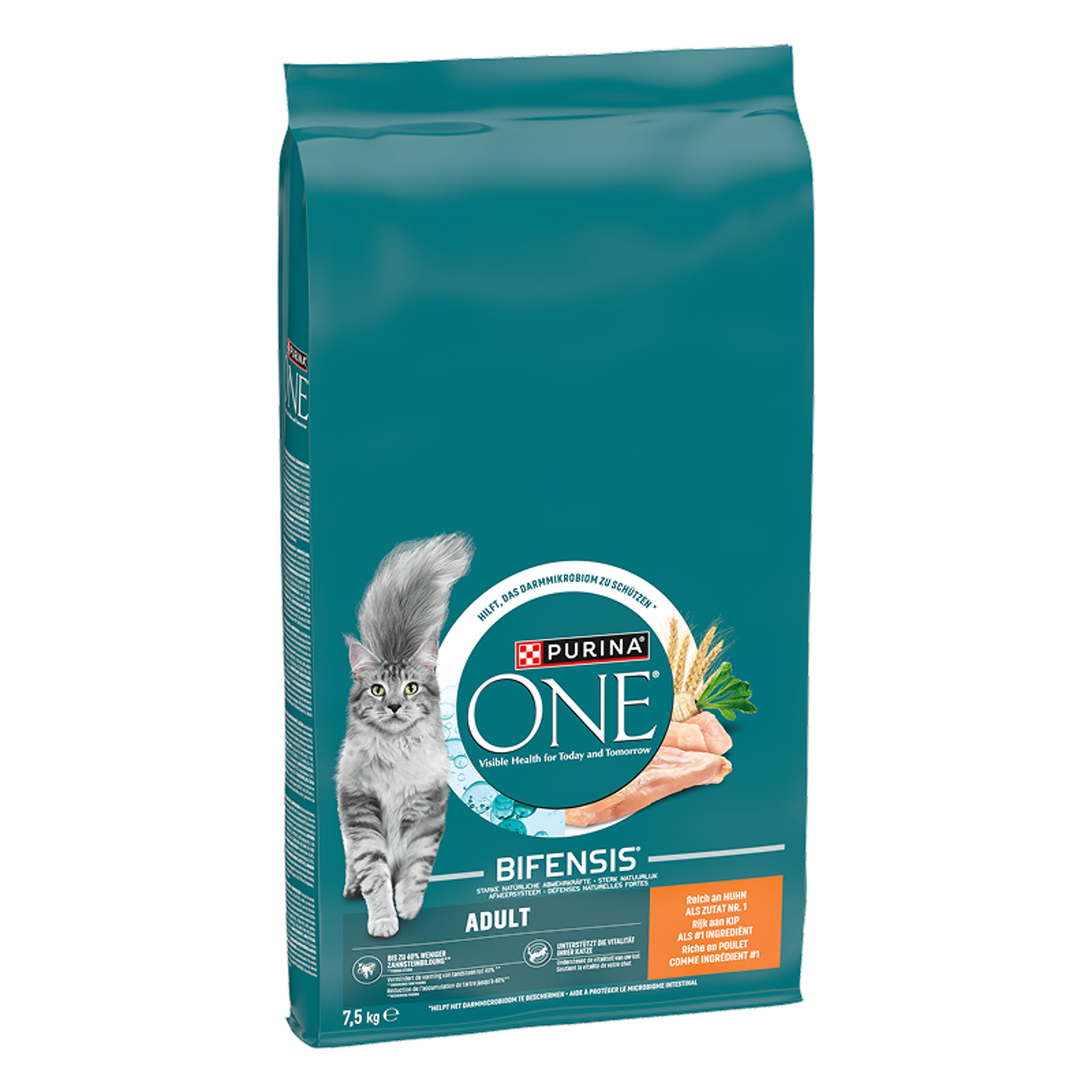 Purina One száraz macskaeledel csirkével és teljes kiörlésű búzával 7,5 kg - 1 db-4