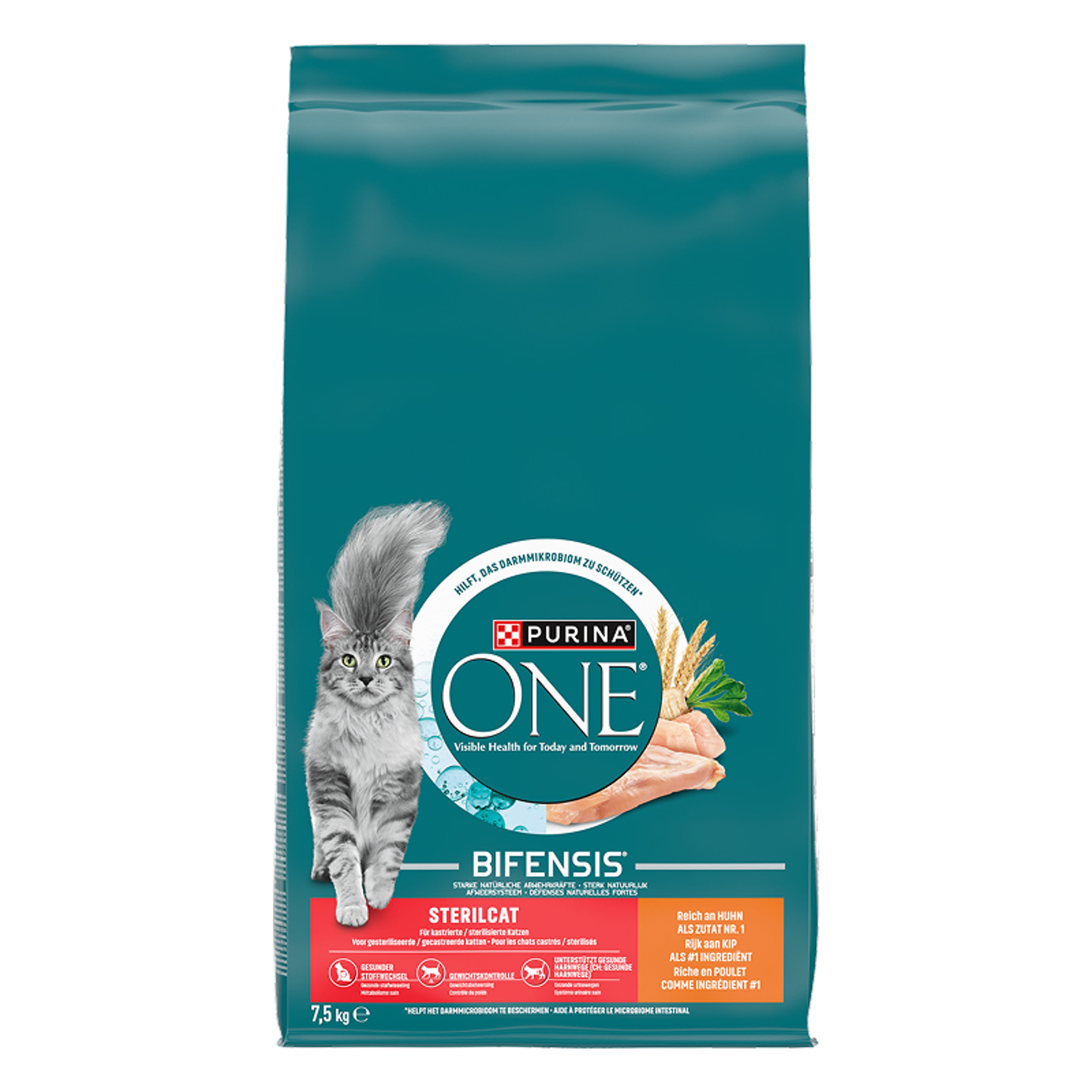 Purina One StarilCat száraz macskaeledel csirkével és búzával 7,5 kg - 1 db-3