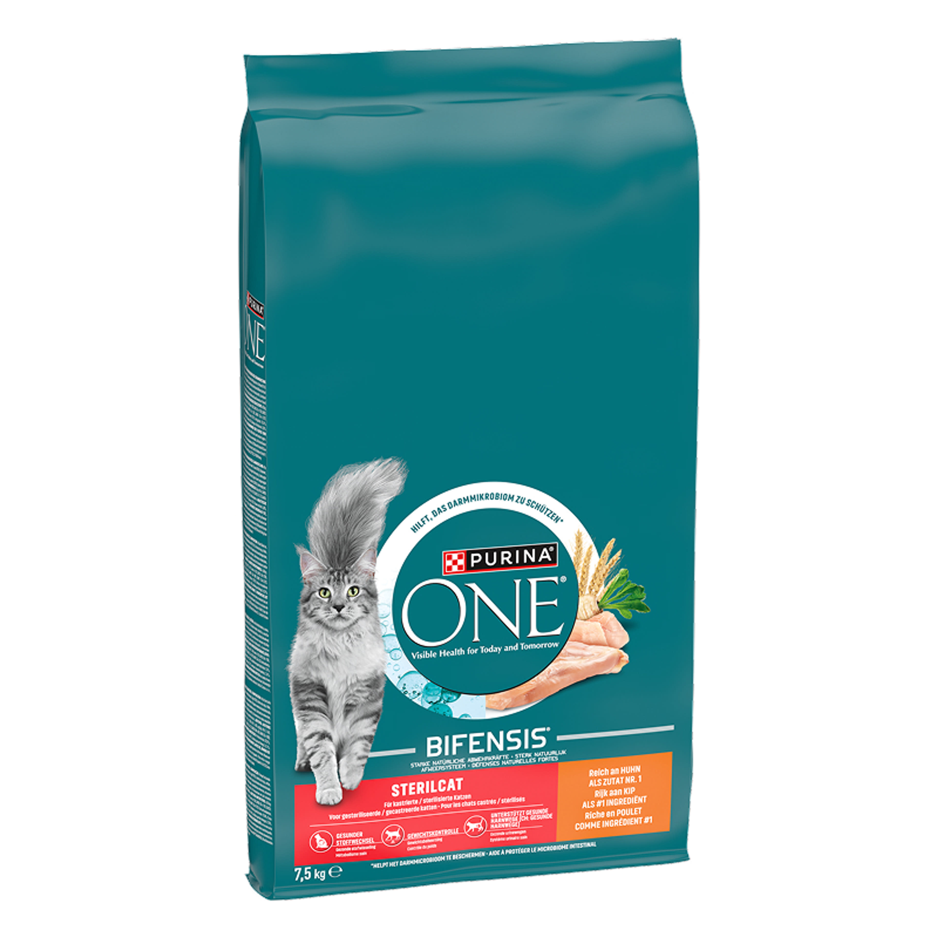 Purina One StarilCat száraz macskaeledel csirkével és búzával 7,5 kg - 1 db-4