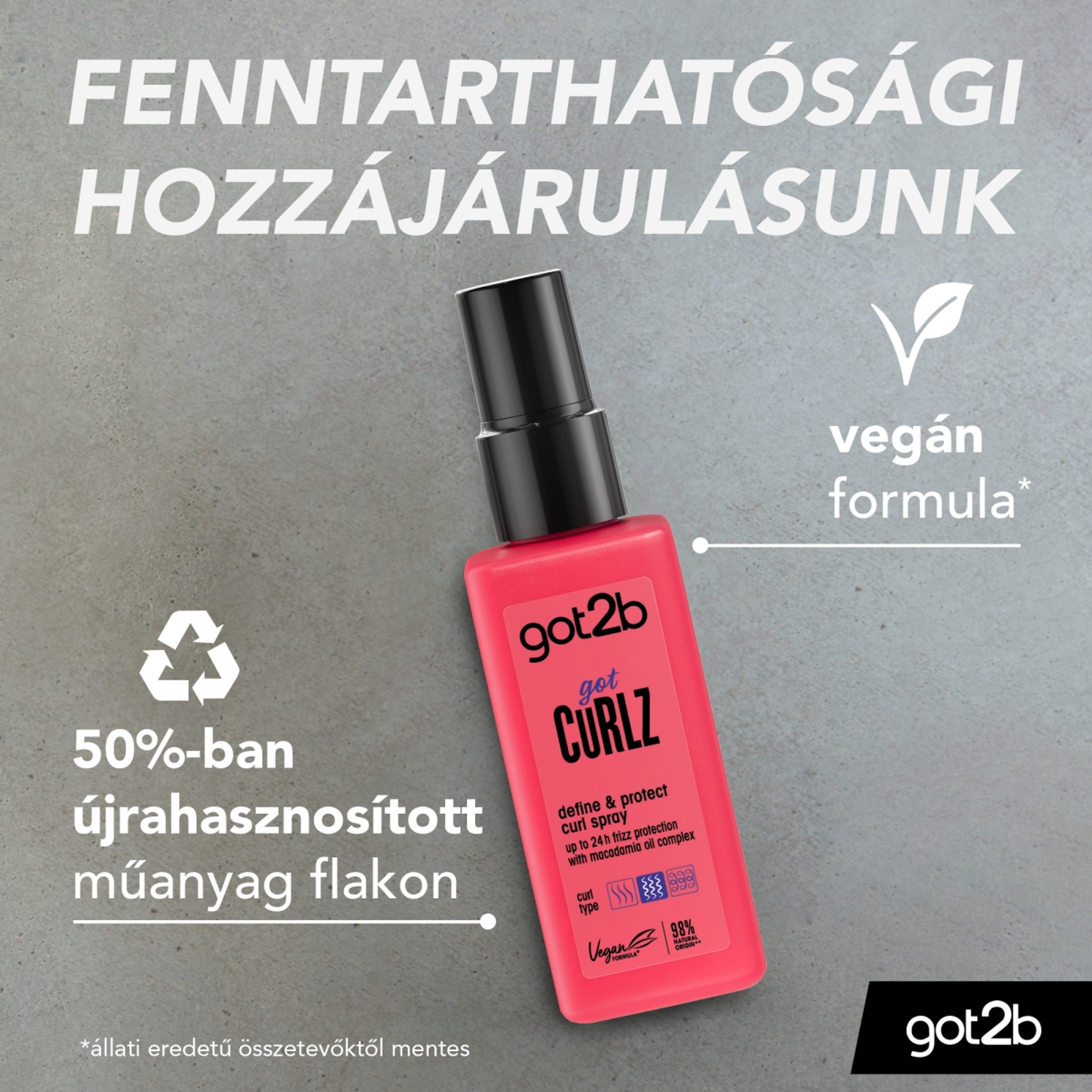 Got2b Curlz hajformázó spray - 150 ml-6