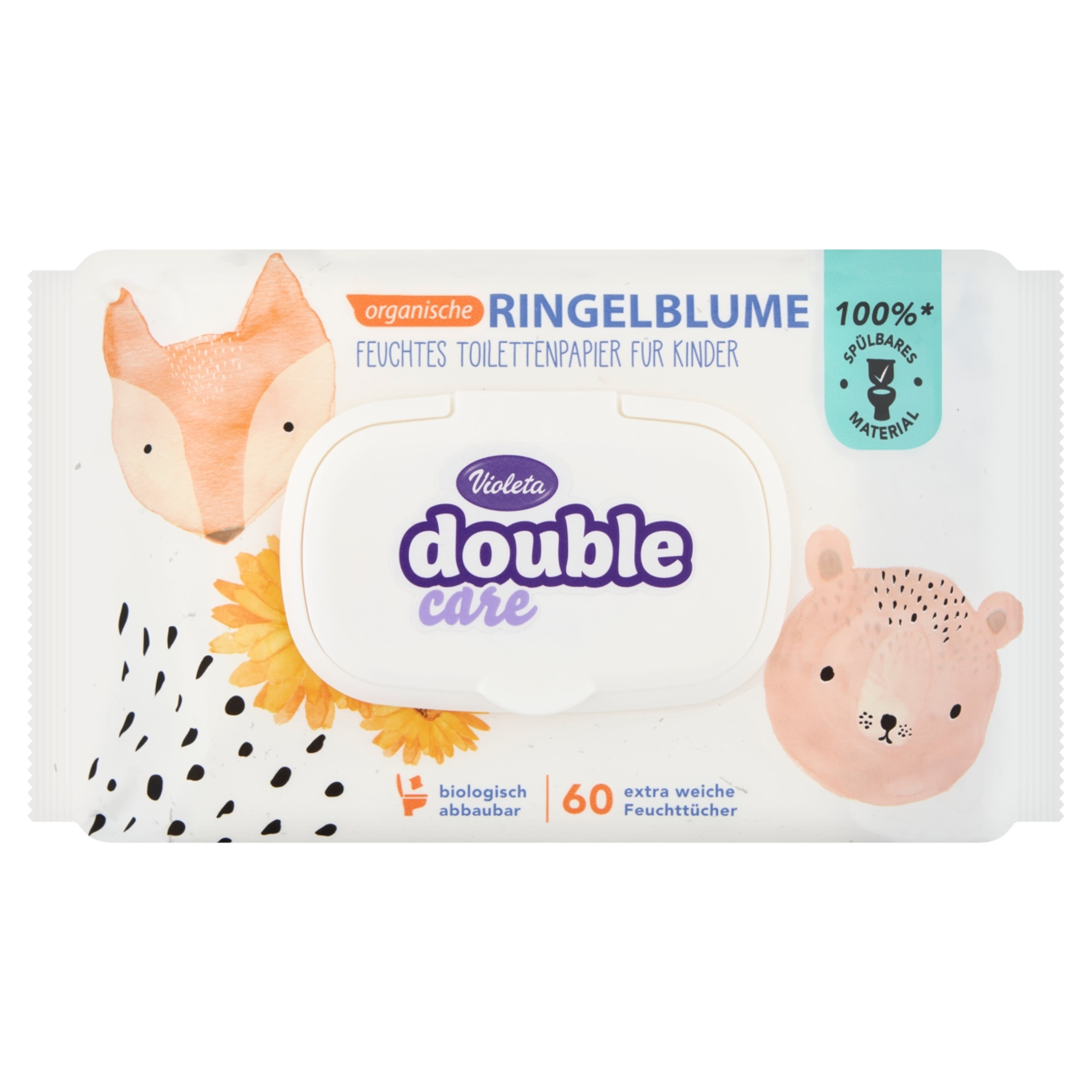 Violeta Kids nedves toalettpapír - 60 db