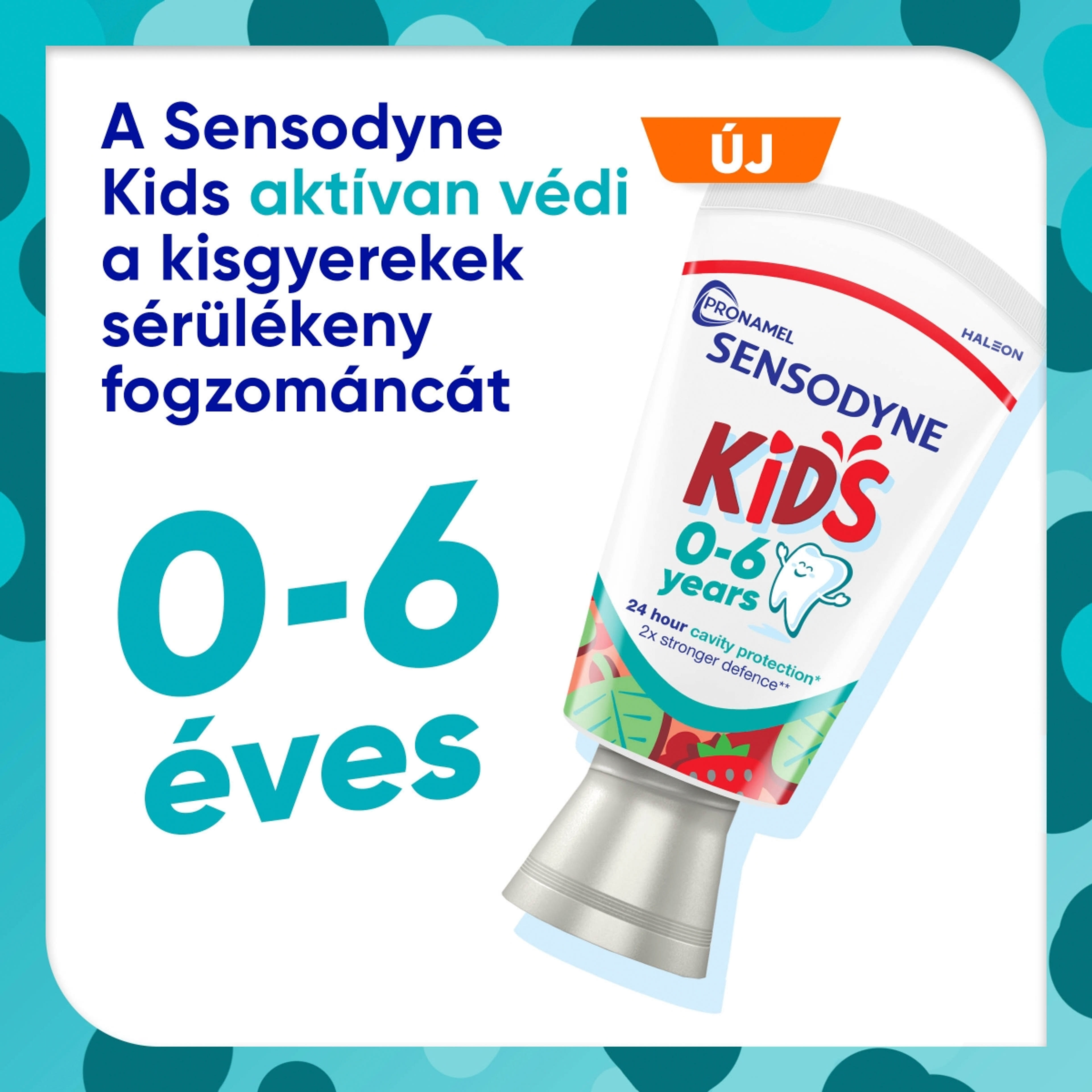 Sensodyne Pronamel Kid's fluoridos fogkrém epres ízű 0-6 éves korig - 50 ml-4
