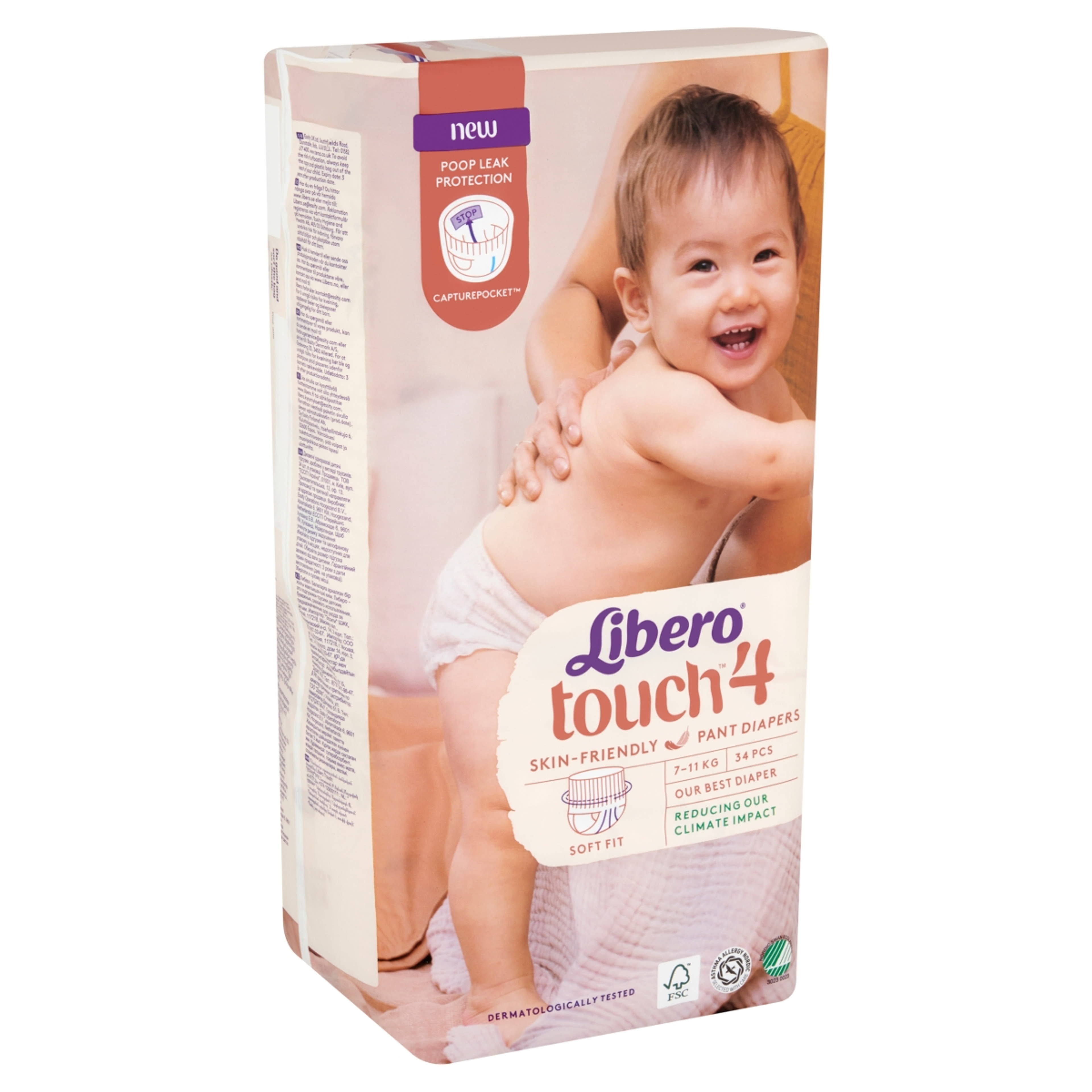 Libero Touch bugyipelenka 4-es 7-11 kg - 34 db-2