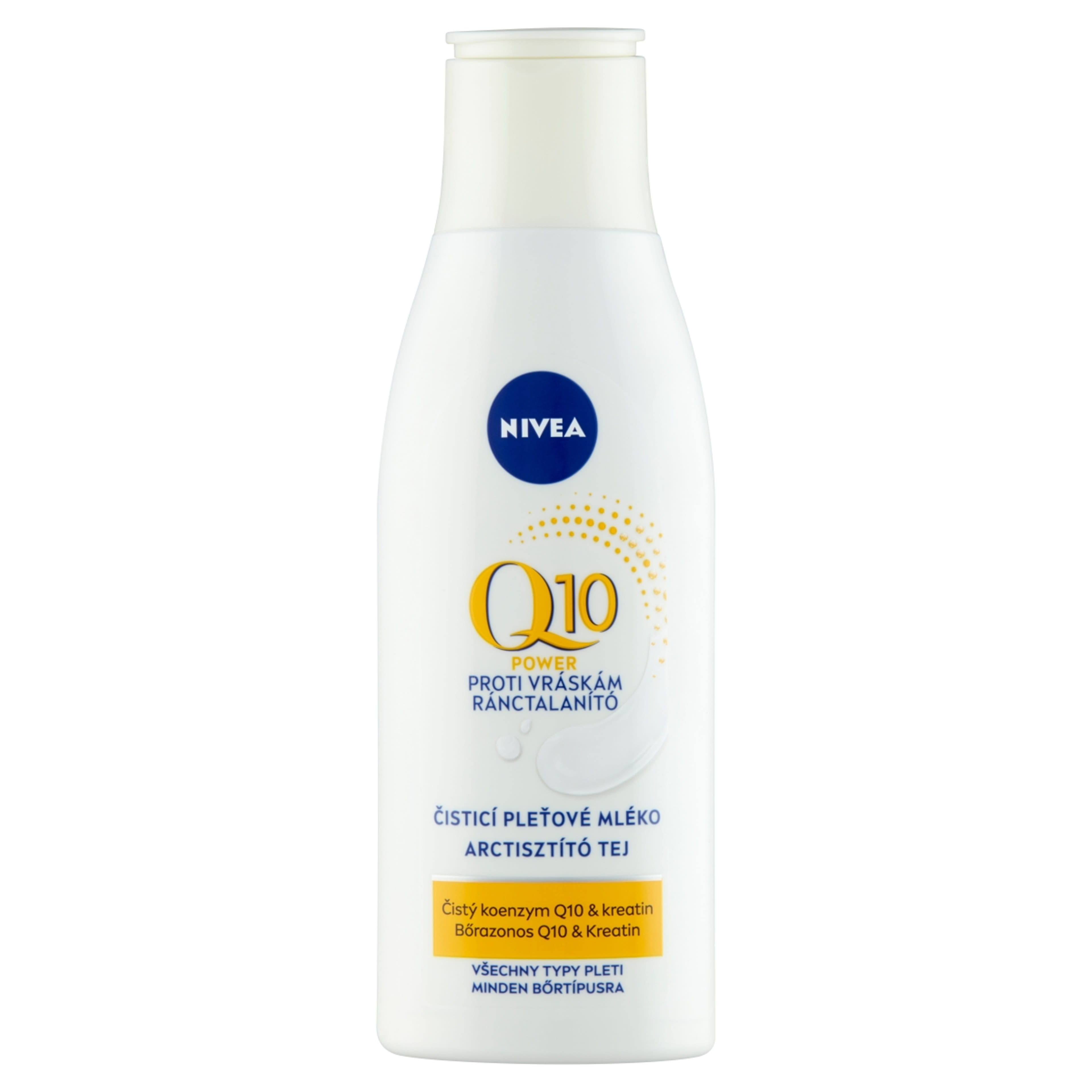 Nivea Q10 Power ránctalanító arctisztító tej - 200 ml