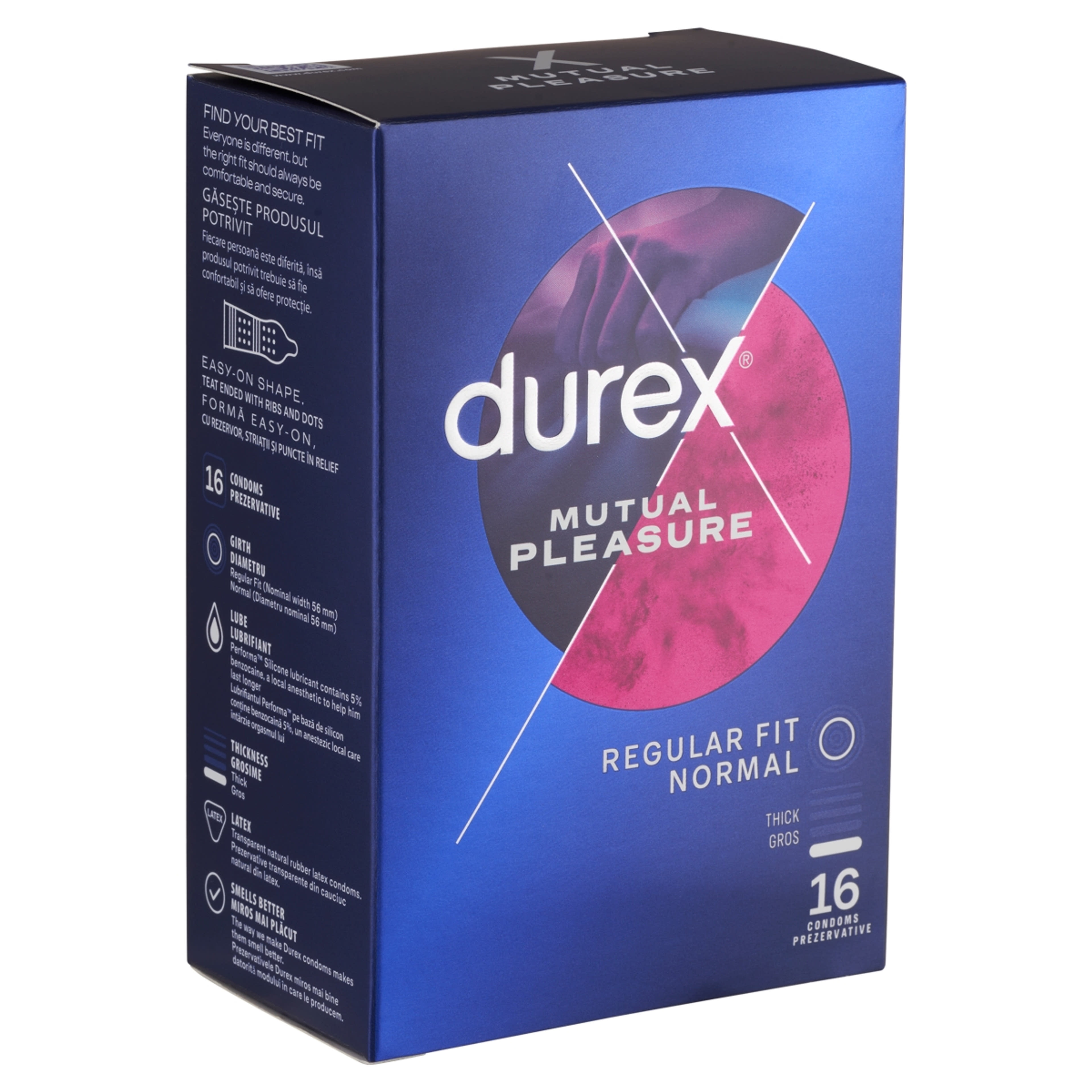 Durex Mutual Pleasure óvszer - 16 db-2