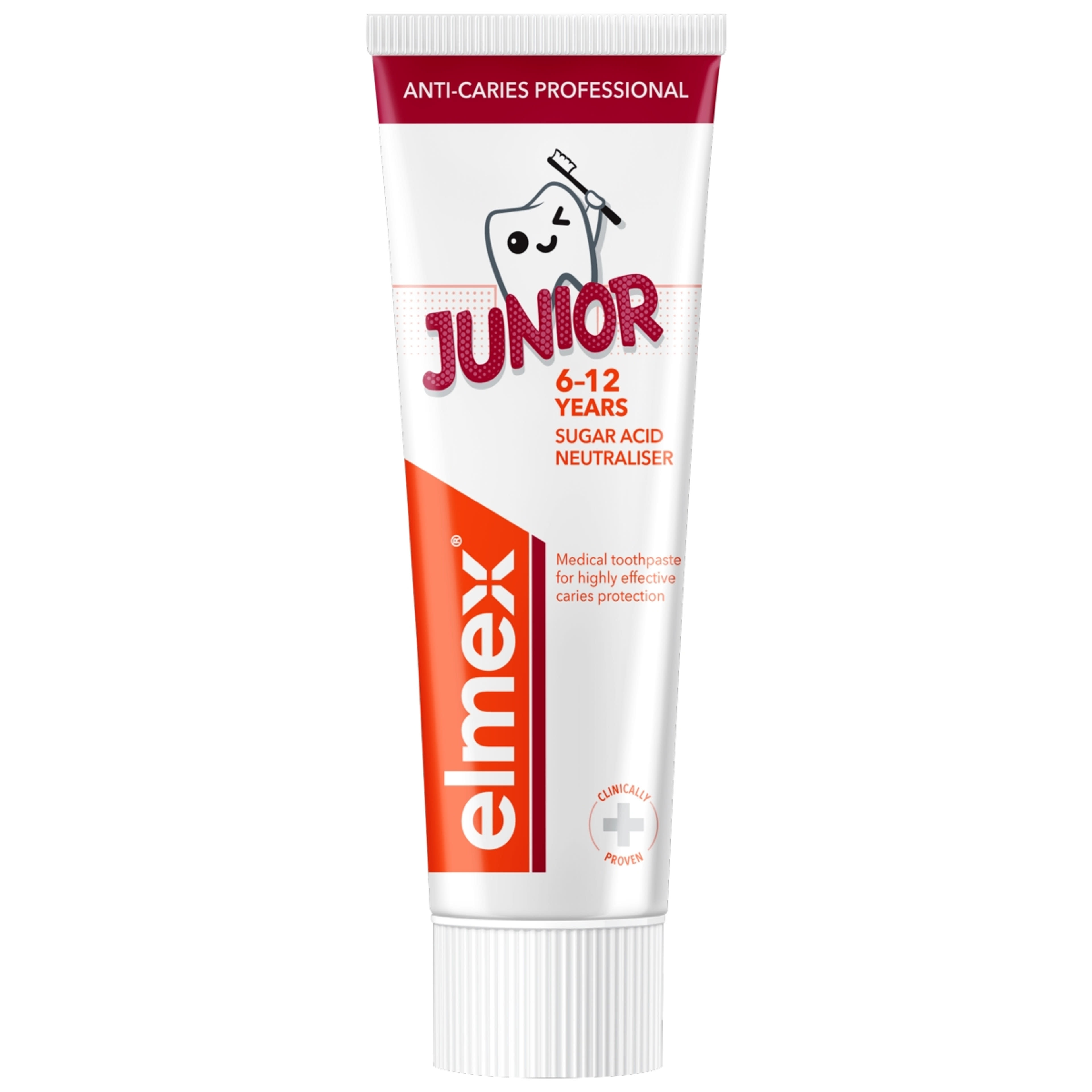 Elmex Anti-Caries Professional Junior fogkrém 6-12 éves gyerekeknek - 75 ml-3
