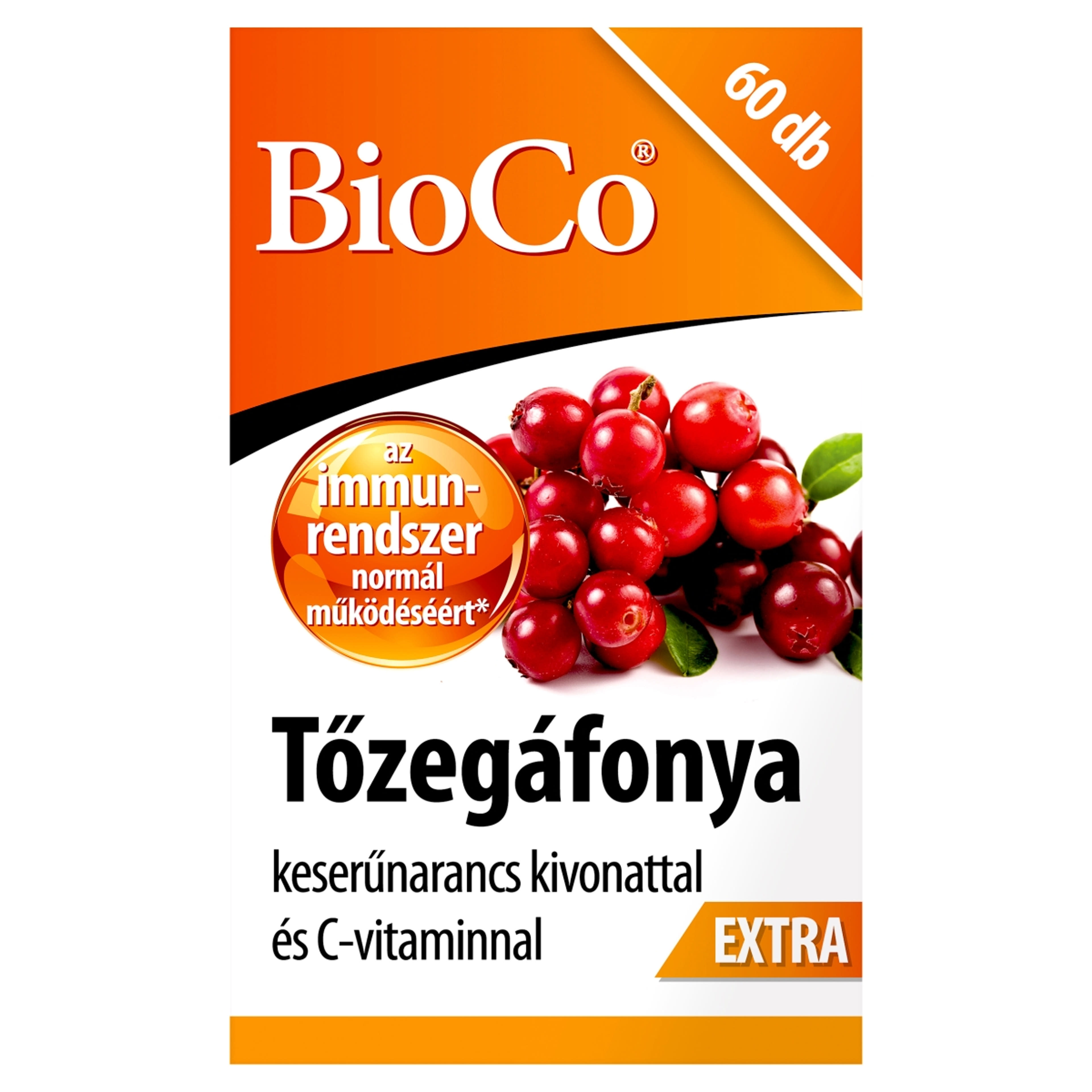 Bioco tőzegáfonya extra étrendkiegészítő tabletta - 60 db