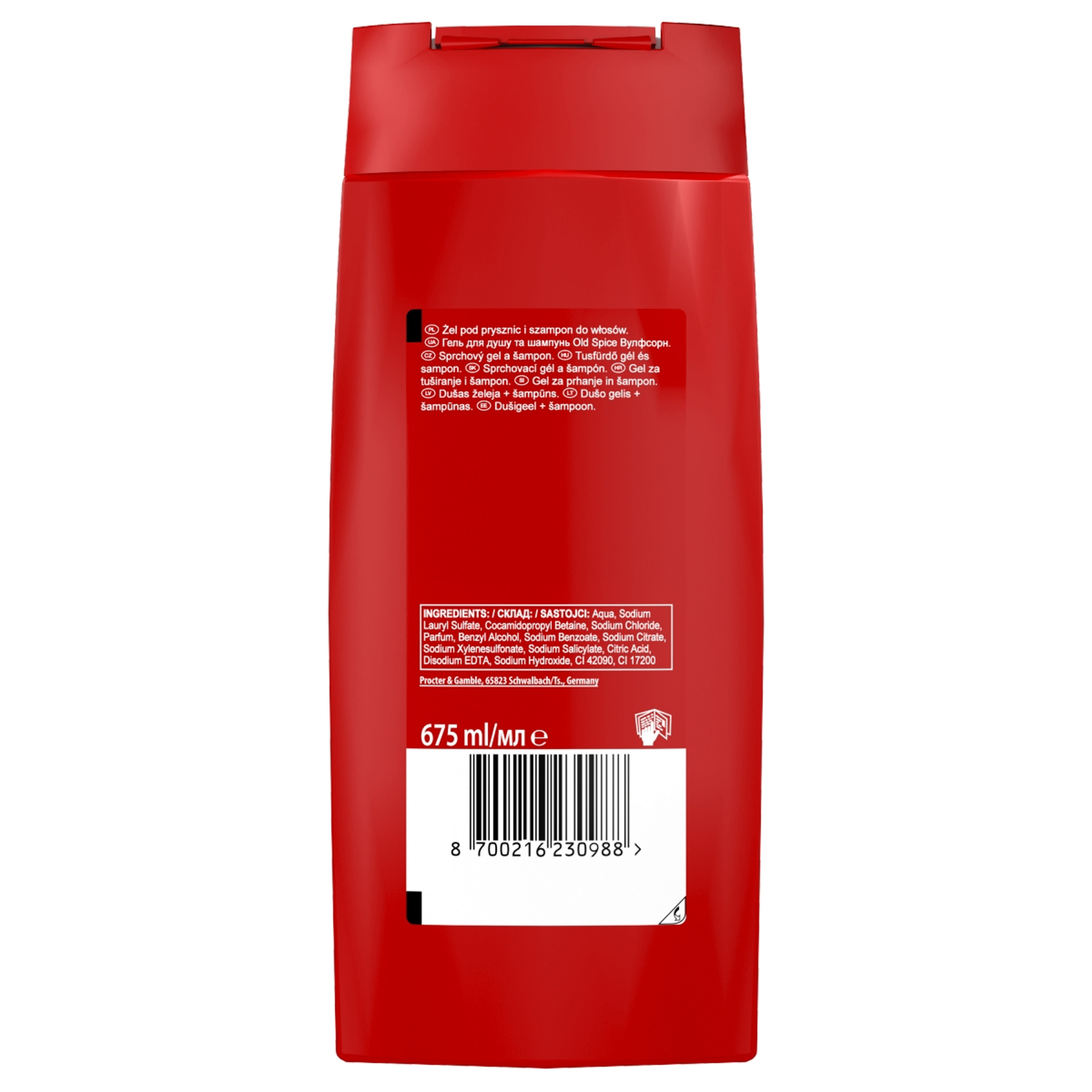 Old Spice Wolfthorn tusfürdő - 675 ml-3