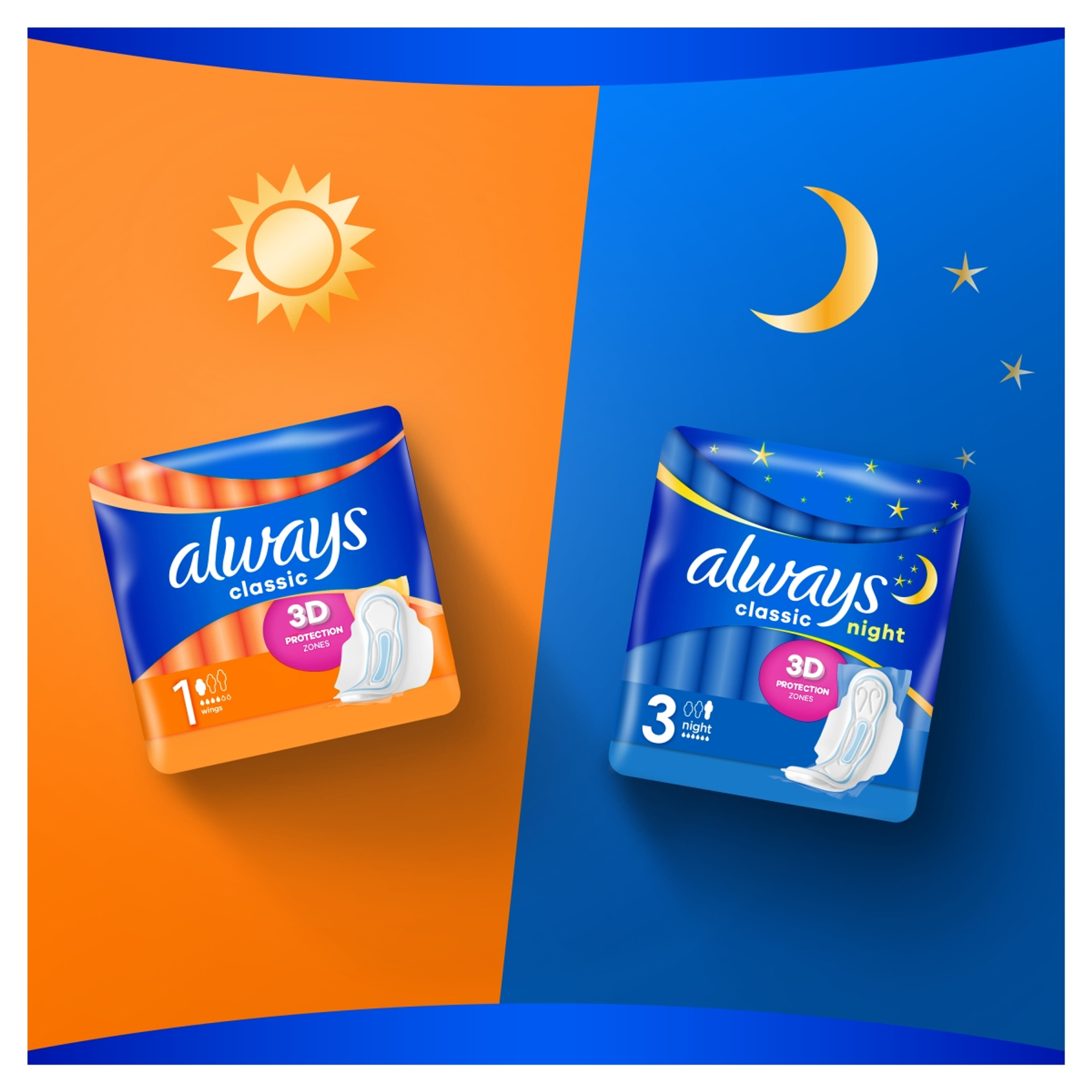 Always Classic Night egészségügyi betét - 8 db-5