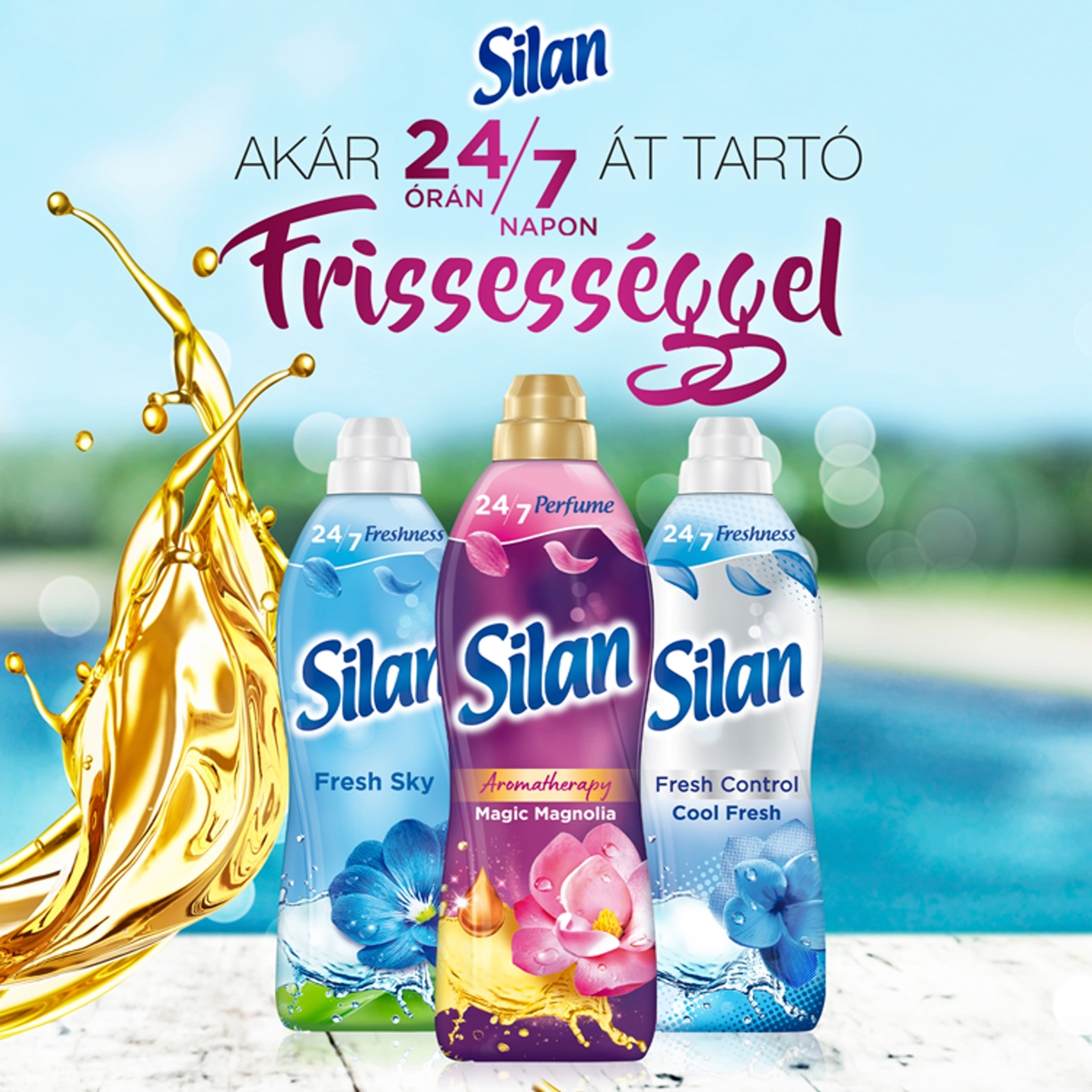 Silan Aromatherapy Magic Magnolia öblítő 62 mosás - 1364 ml-4