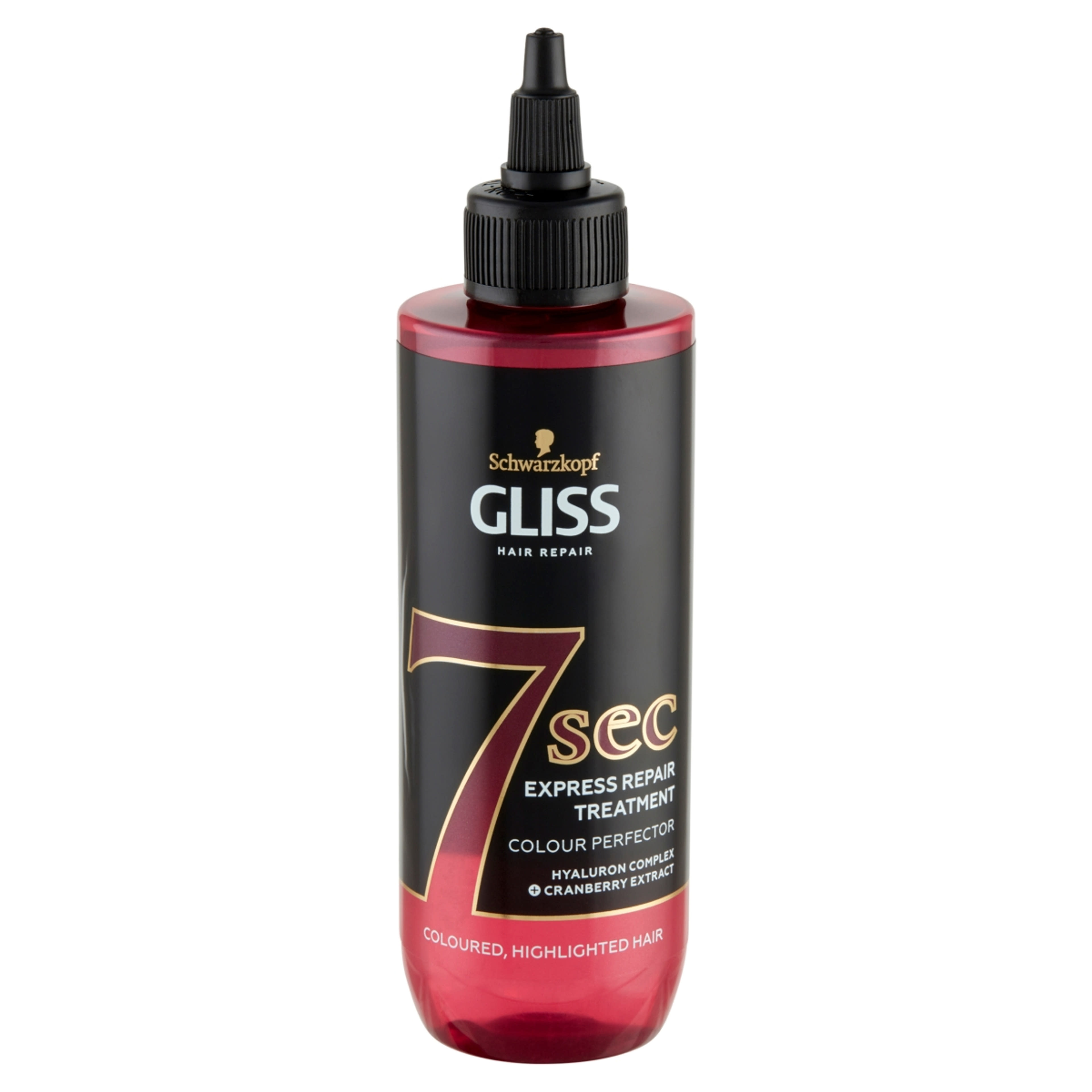 Gliss Express Repair hajpakolás 7sec ragyogó szín - 200 ml-2