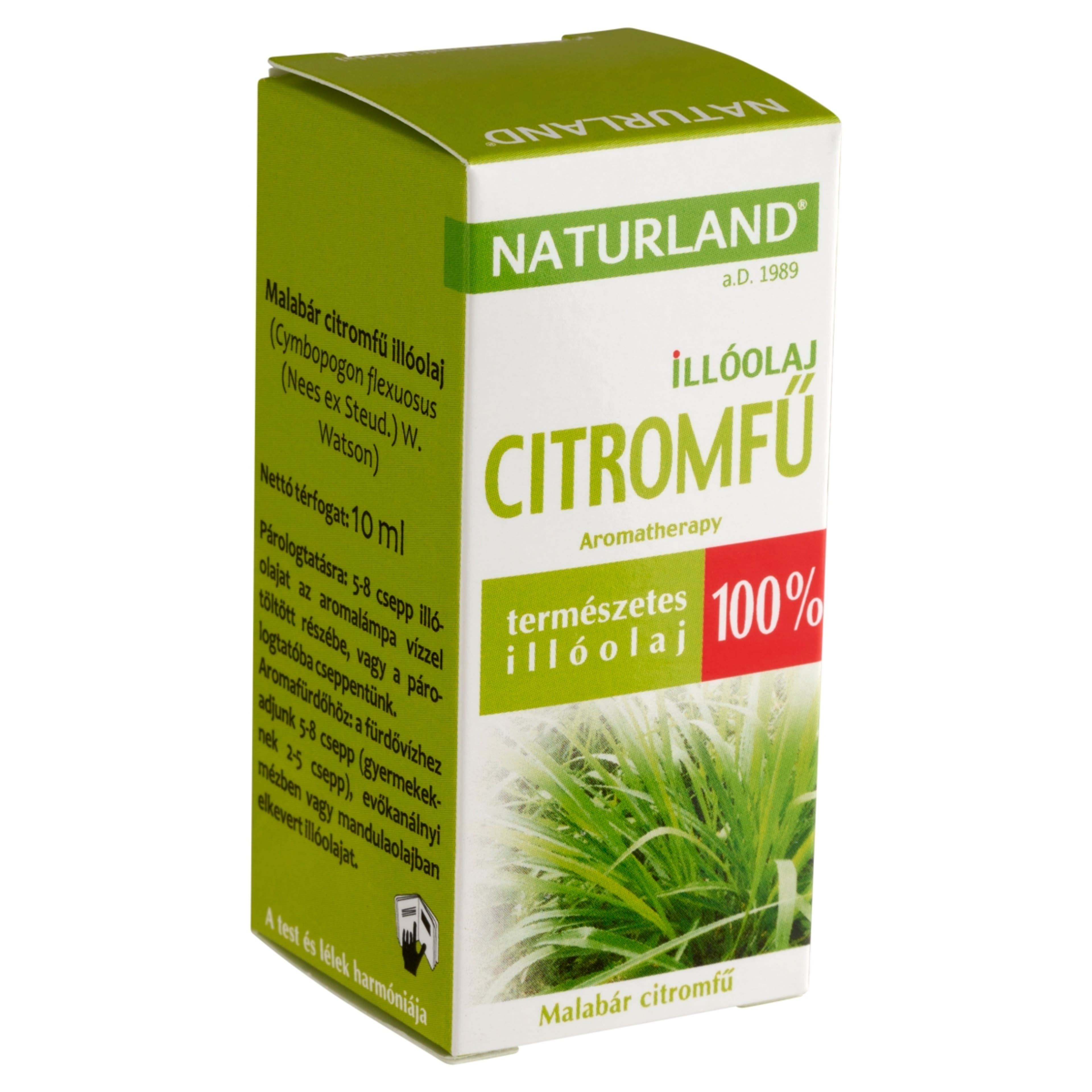 Naturland Malabár Citromfű Illóolaj - 10 ml-2