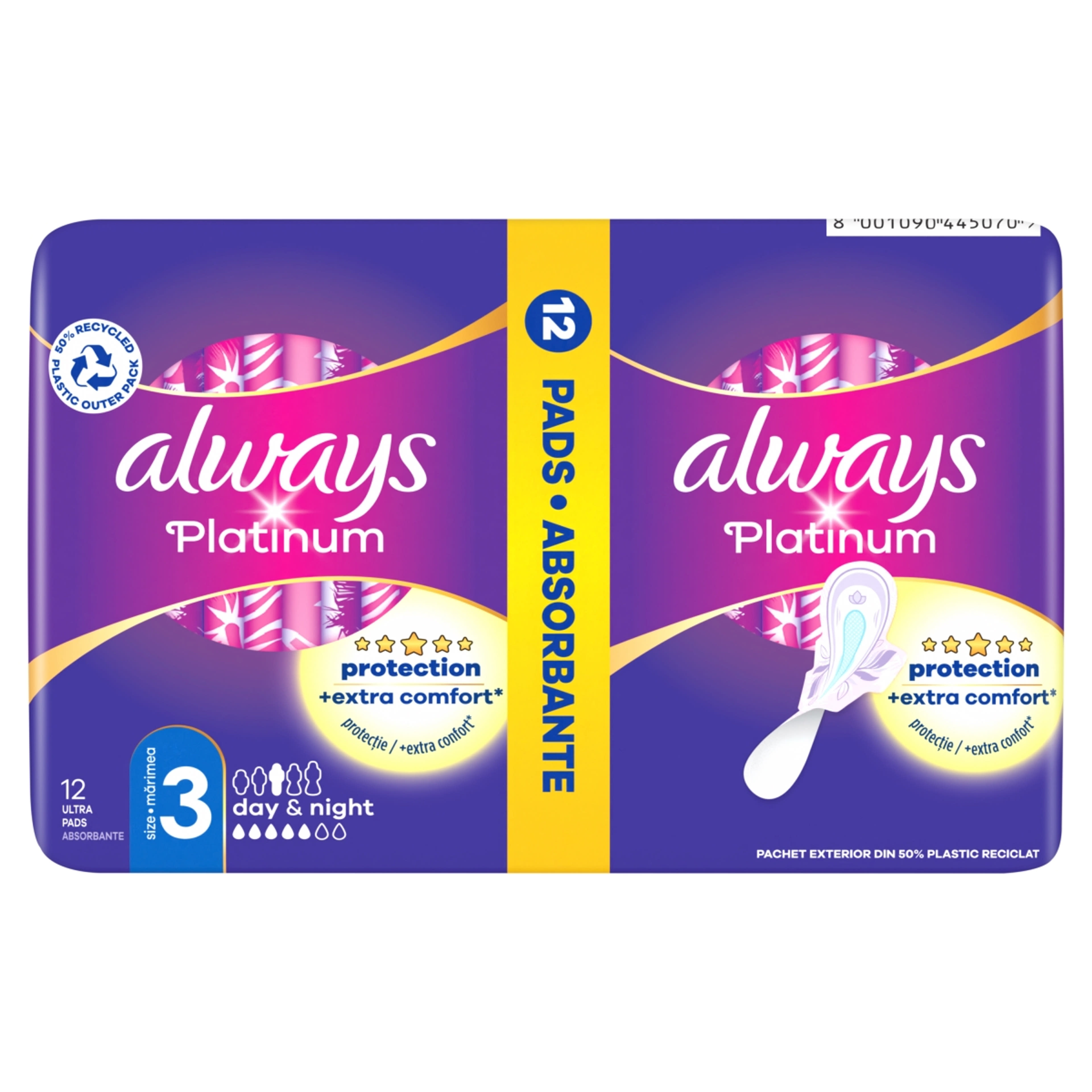 Always Platinum Duo Pack éjszakai egészségügyi betét - 12 db-3