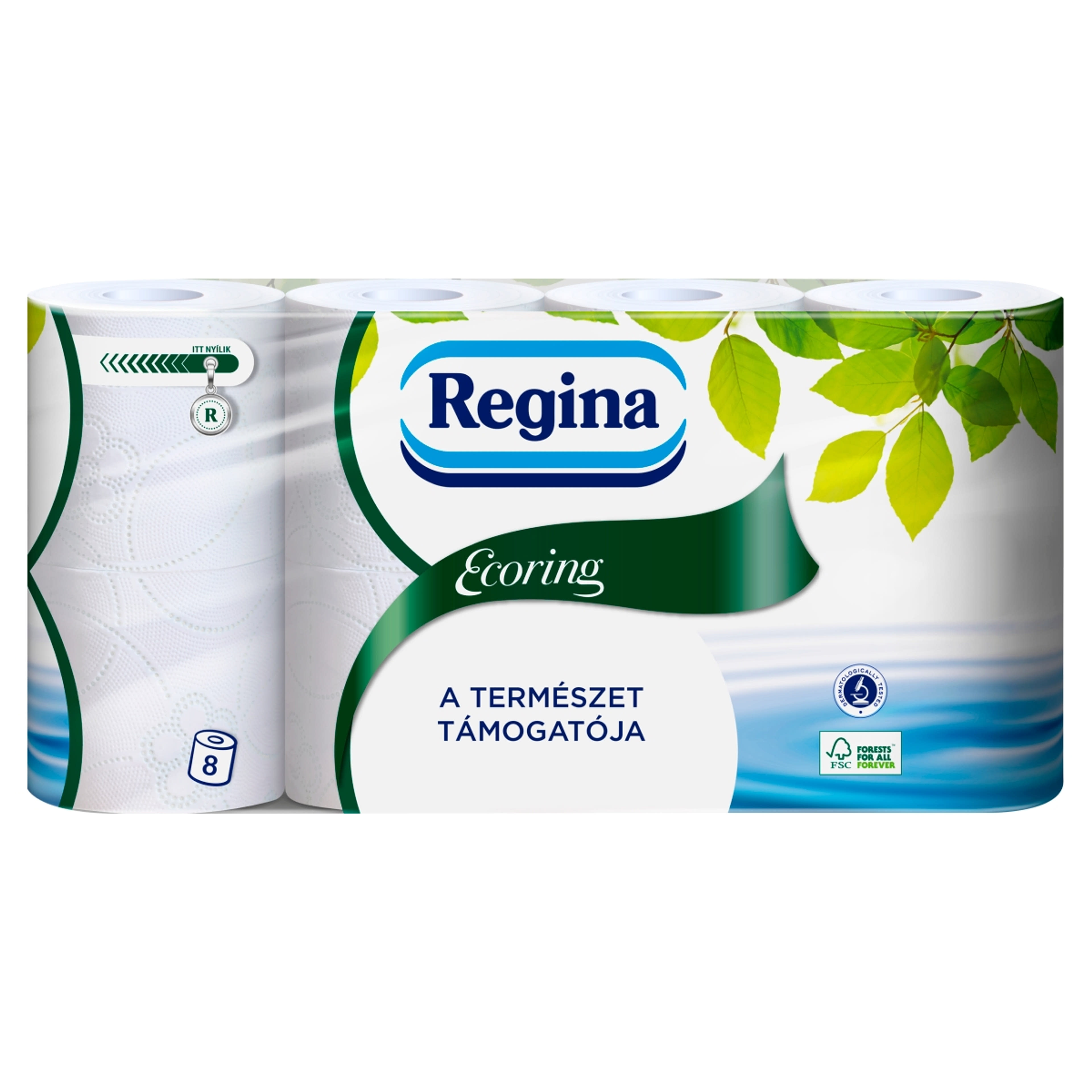 Regina Ecoring, illatmentes 2 rétegű Toalettpapír - 8 db-1