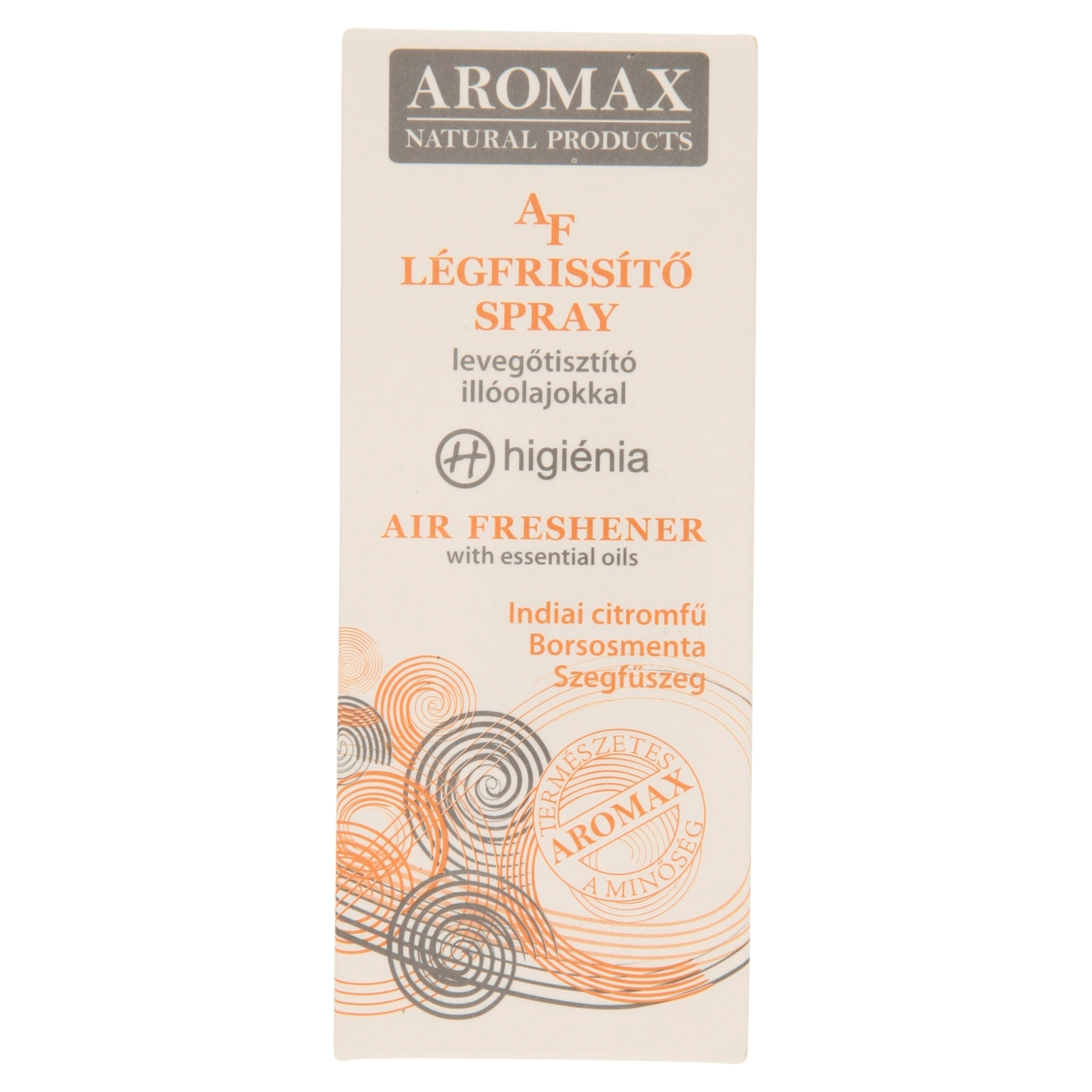 Aromax Indiai Citromfű-Borsmenta-Szegfű Antibakteriális Spray - 20 ml-1